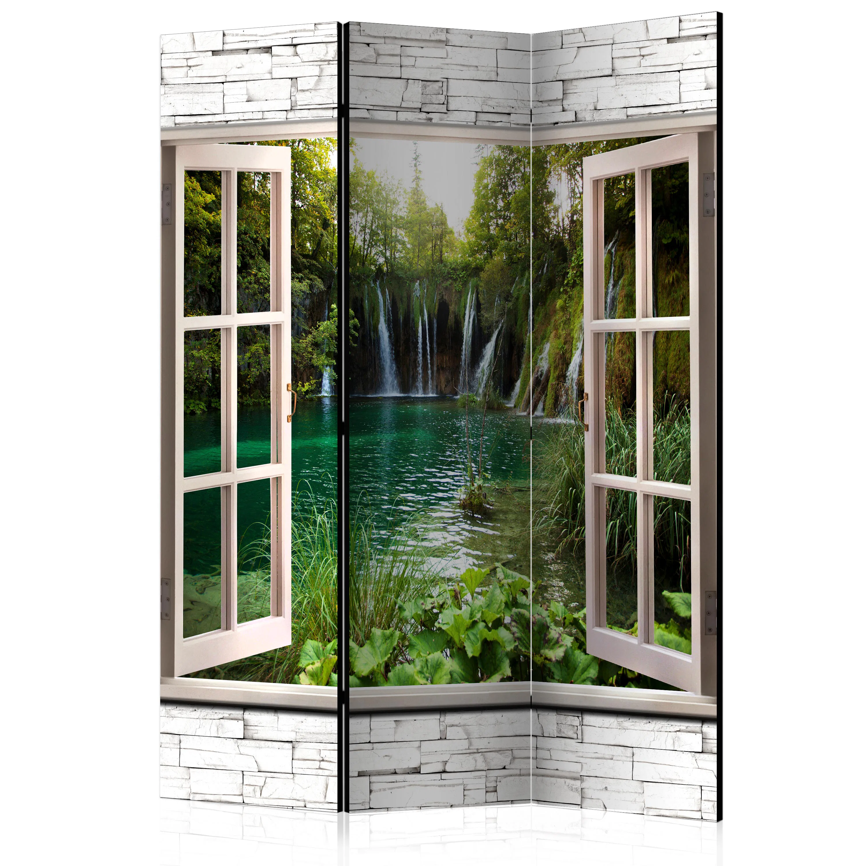 Rumsavdelare Skärmvägg Arkiio Green Treasure 135x172 cm