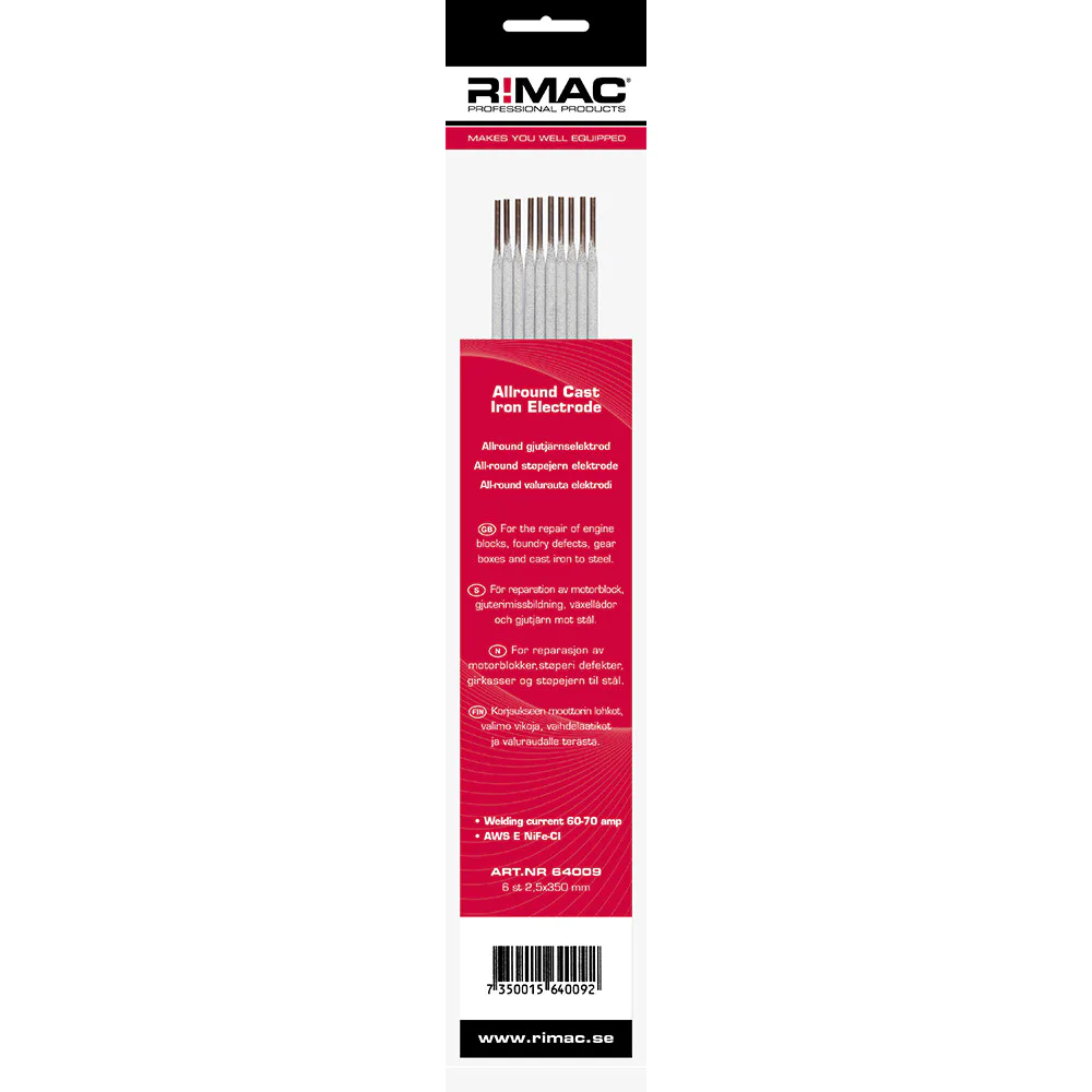 Svetselektrod R!MAC SB-pack Gjutjärn-2,5 mm x 6st