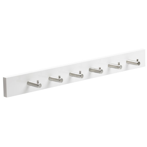 Klädhängare Habo Dot Vit/Rostfri