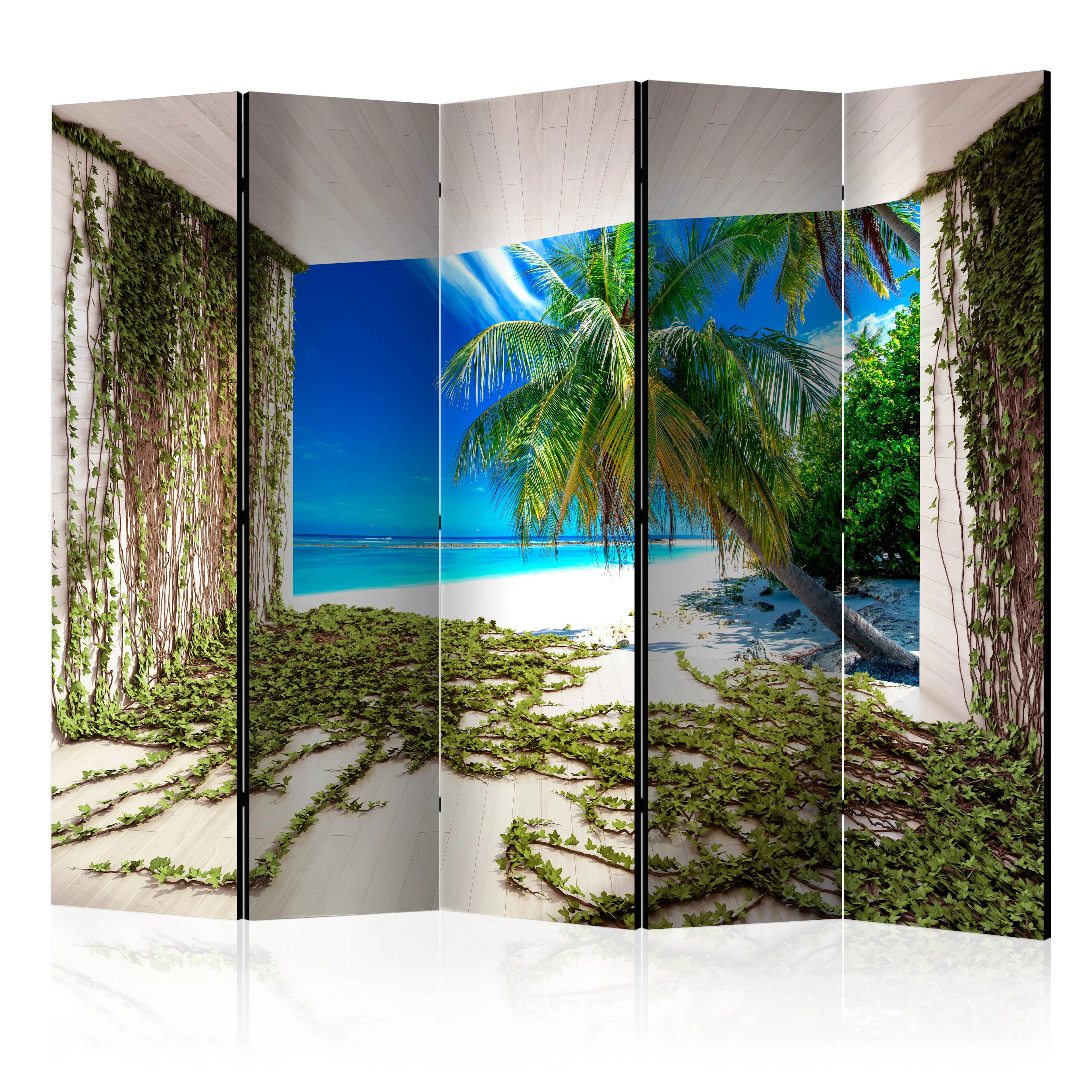 Rumsavdelare Skärmvägg Arkiio Beach and Ivy II 225x172 cm