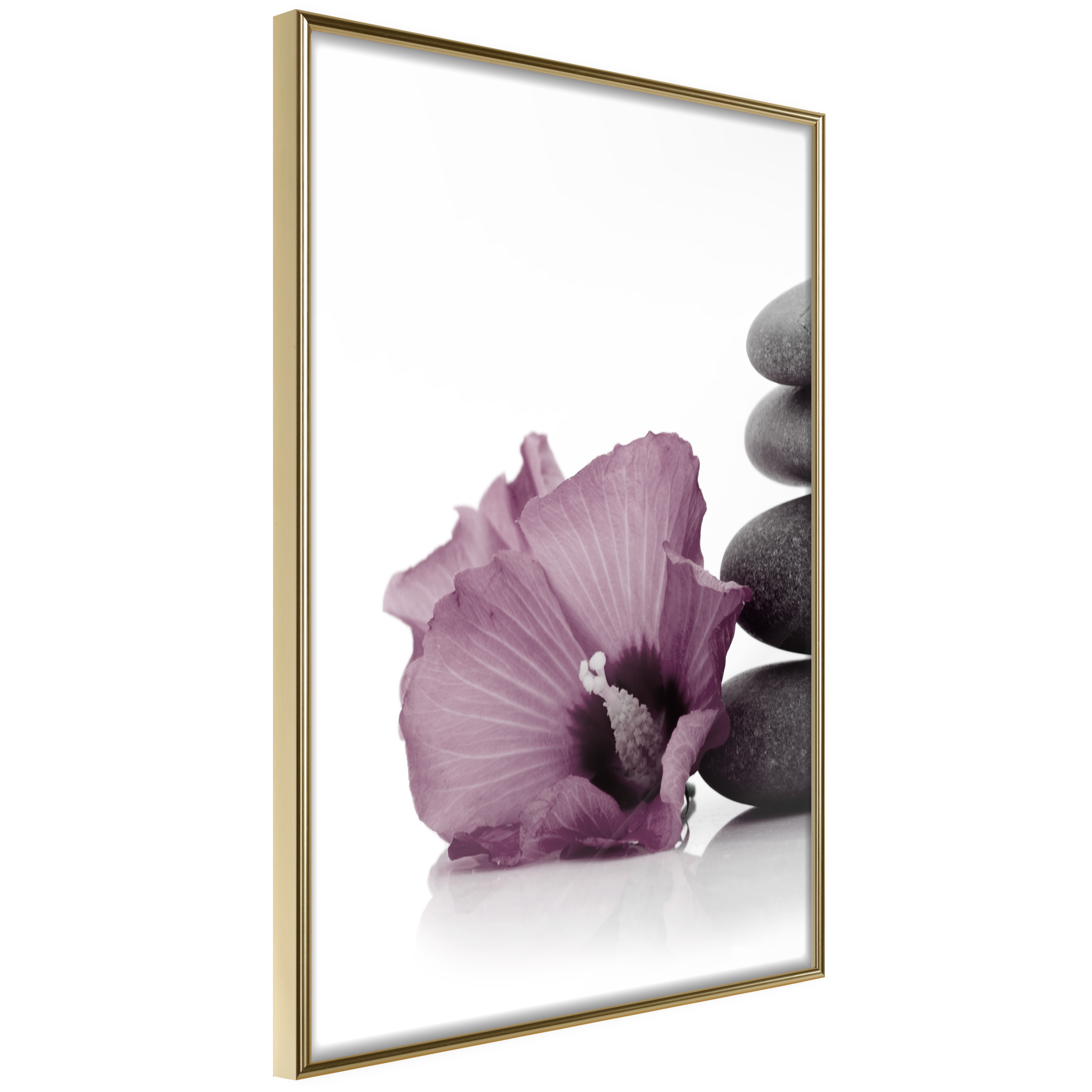 Affisch - Stone Consolation [Poster] 40x60 Guld ram, 40x60 cm