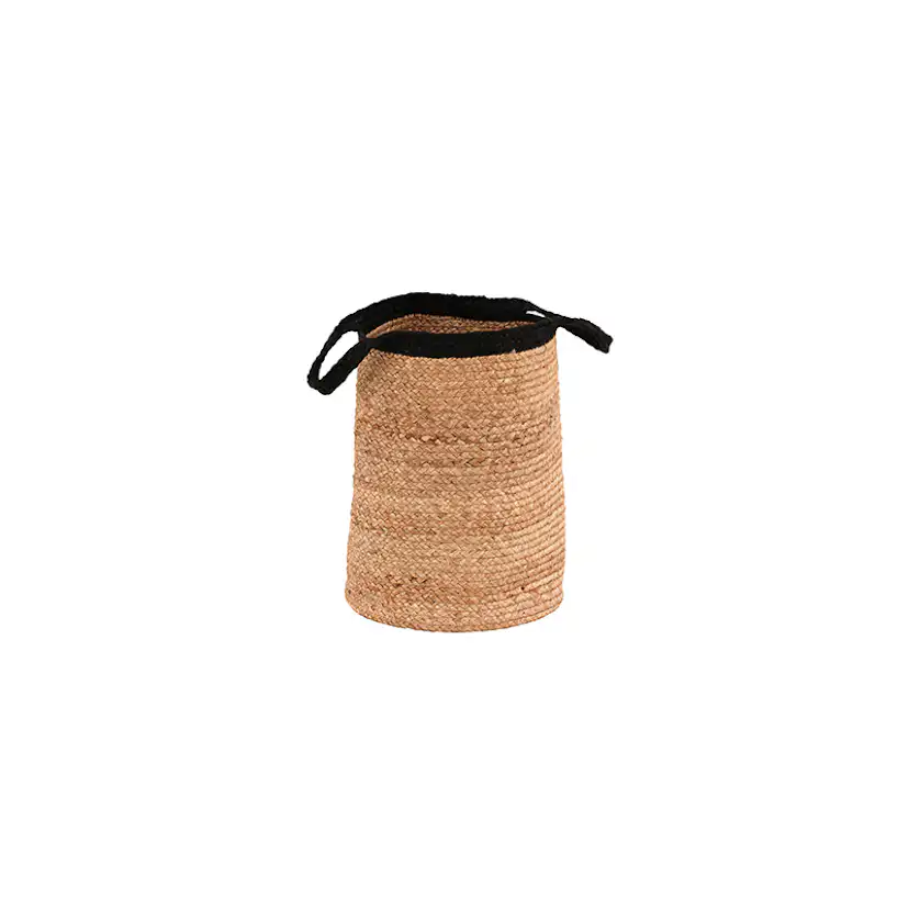 Pune Jute - 50*ø35- -Round-Natural/Black Natur/Svart