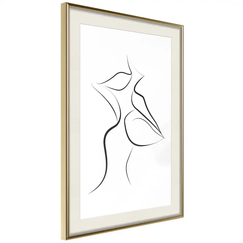 Poster Artgeist Affisch First Kiss
