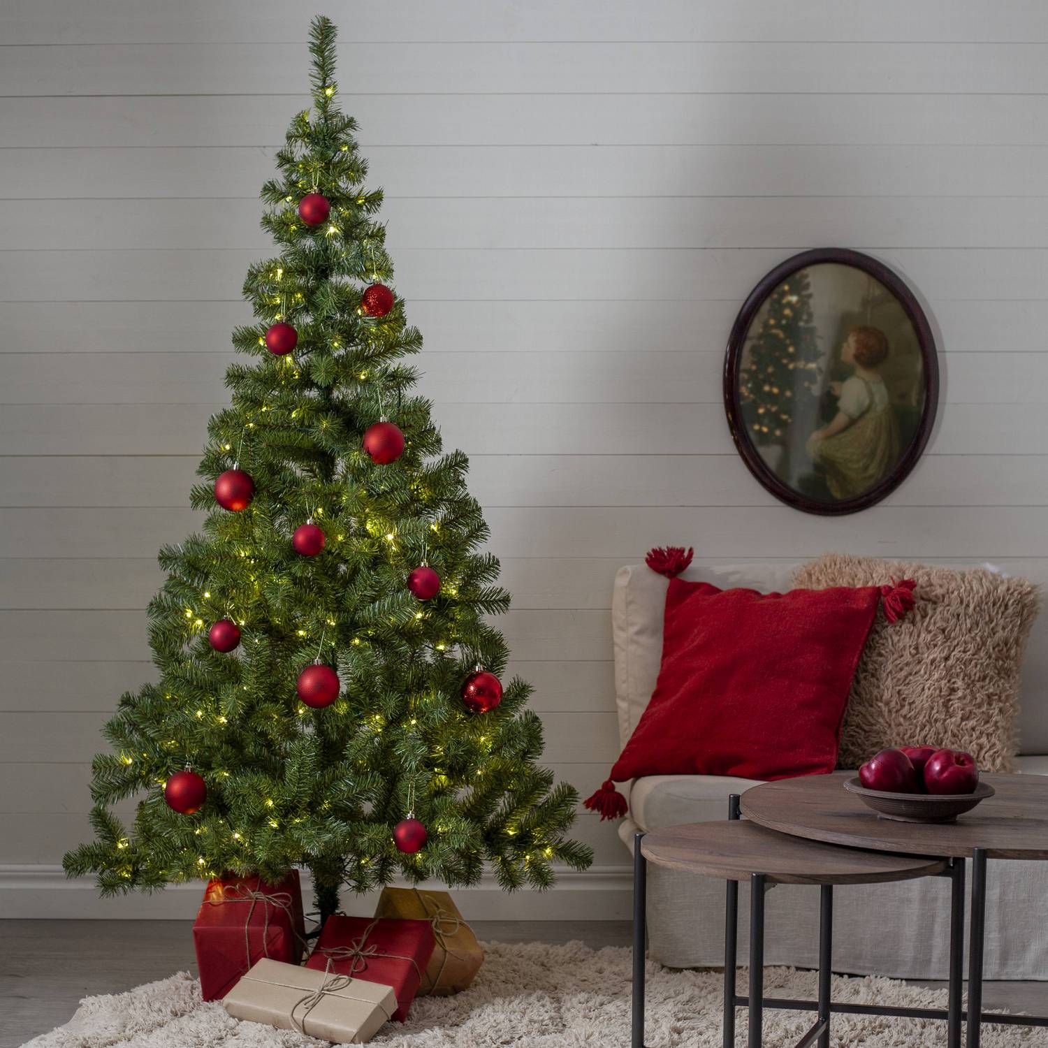 Julgran Star Trading Ottawa Plastgran 180 cm med LED 350 Ljus