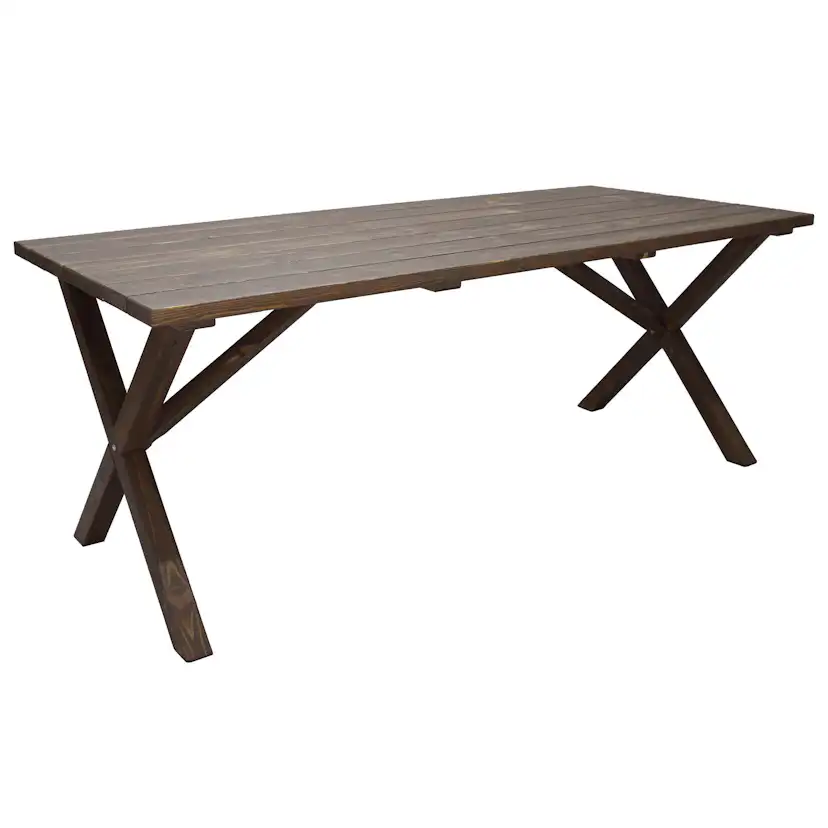 Matgrupp Utomhus Baltic Garden 190 cm bord & 6 Belize grå stolar