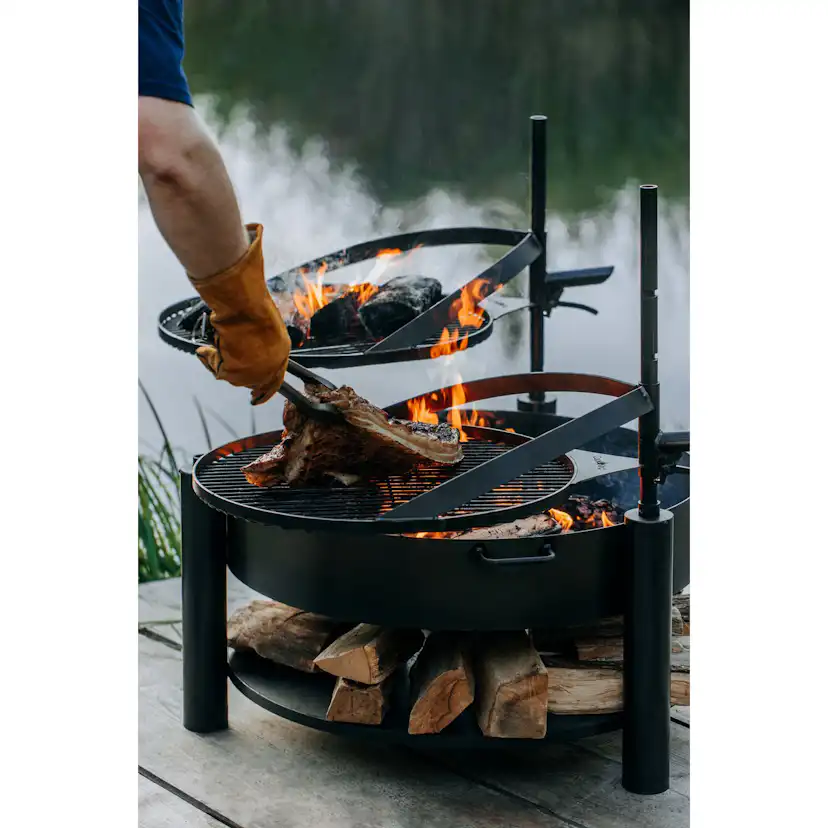 Eldfat Jabo CookKing MontanaX med Grillgaller