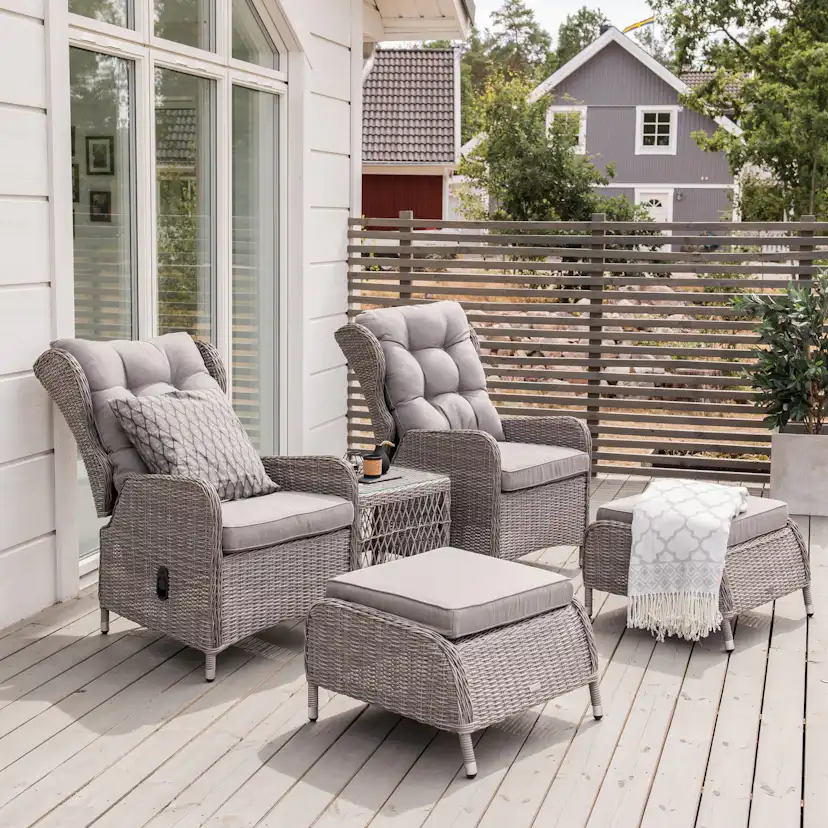 Loungeset Venture Home Washington Fällbar Utomhus