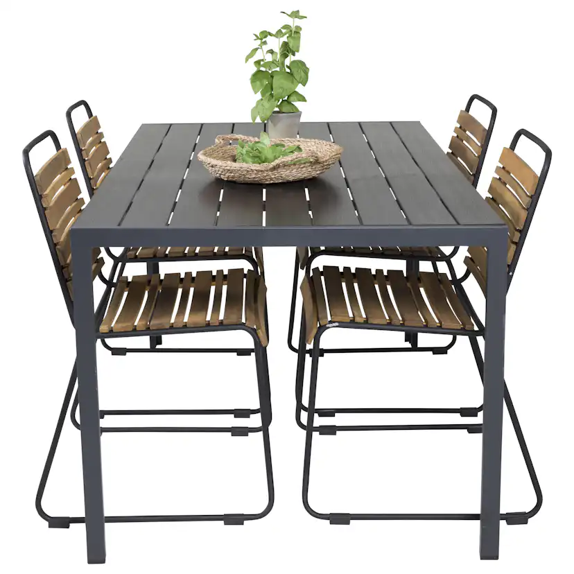 Matgrupp Venture Home Bront 150 med 4 Berfin Matstolar