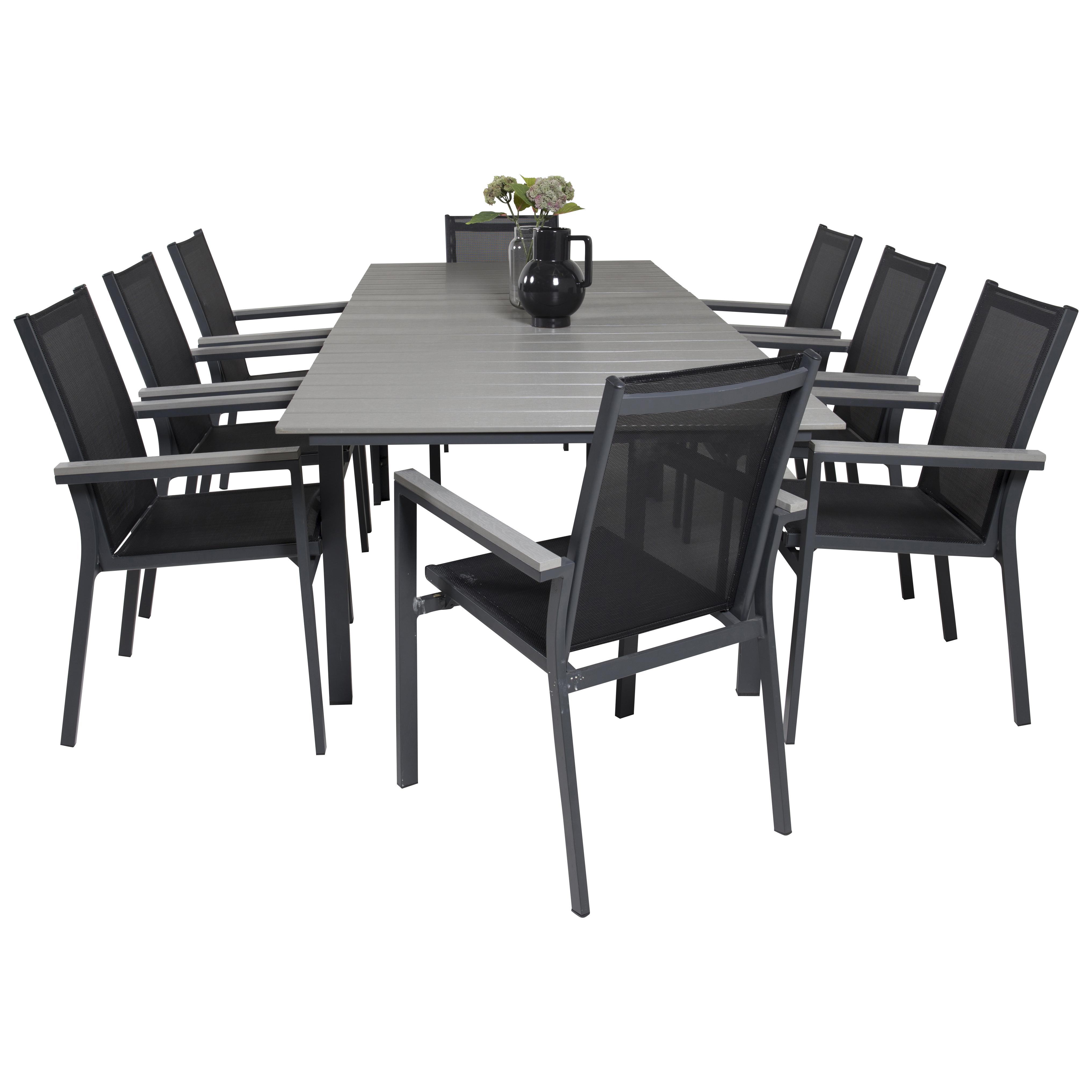 Matgrupp Venture Home Lova 160/240 med 8 Pincy Stolar