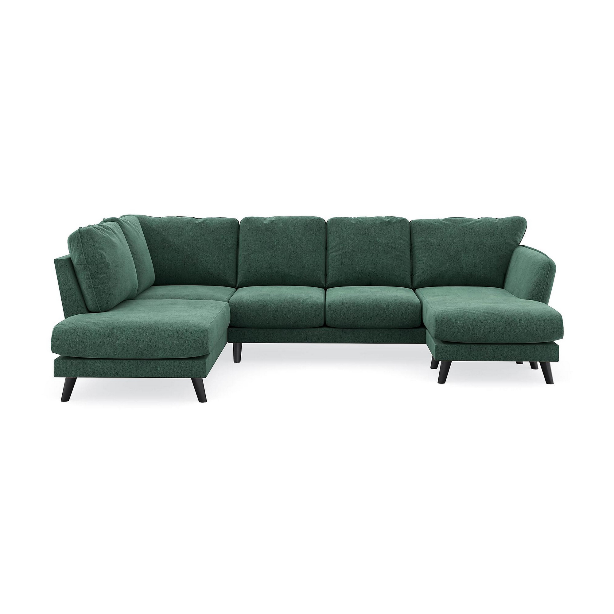 6-sitssoffa Scandi Days Trend Lyx U-formad med Divan och Schäslong 326 cm
