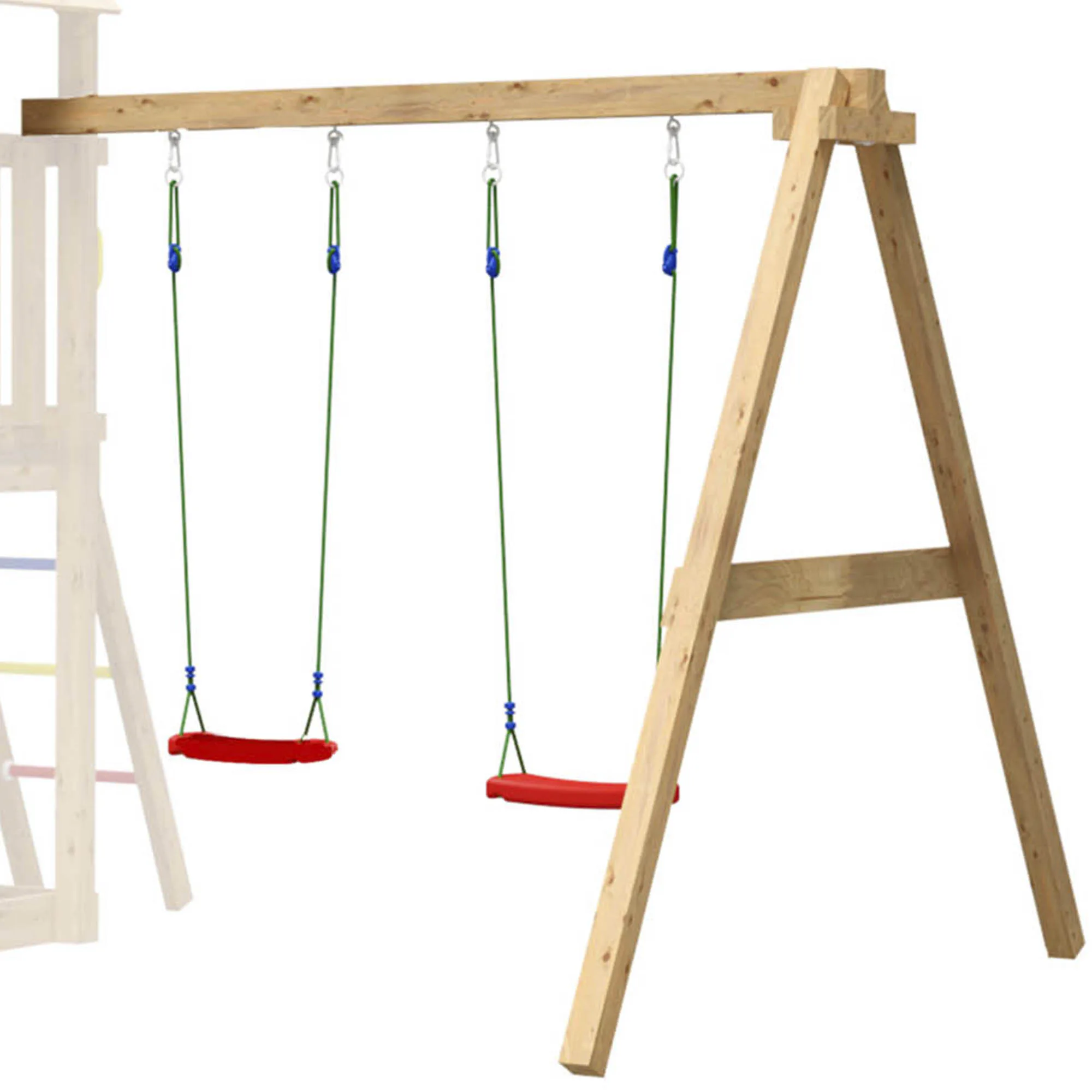 Gungmodul Jungle Gym Gungställning 200 Komplett Trä