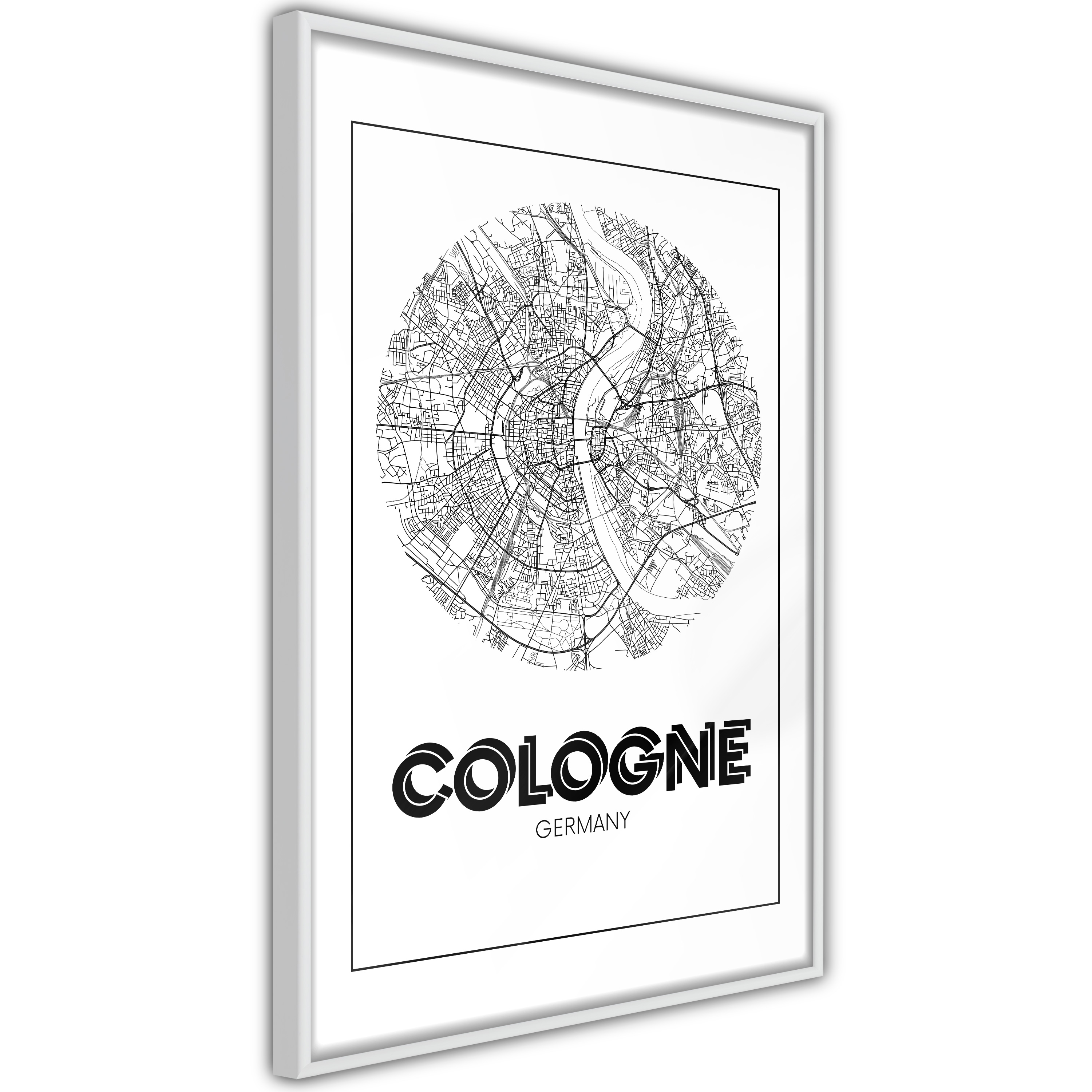 Poster Artgeist Affisch Retro Cologne