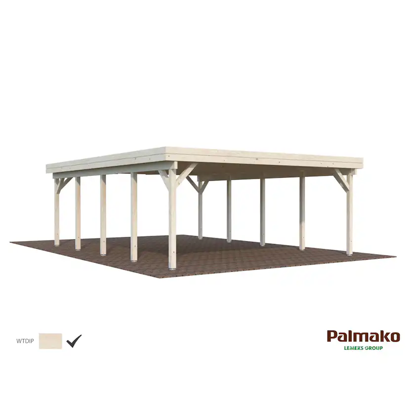 Carport Palmako Karl 40,6 m2