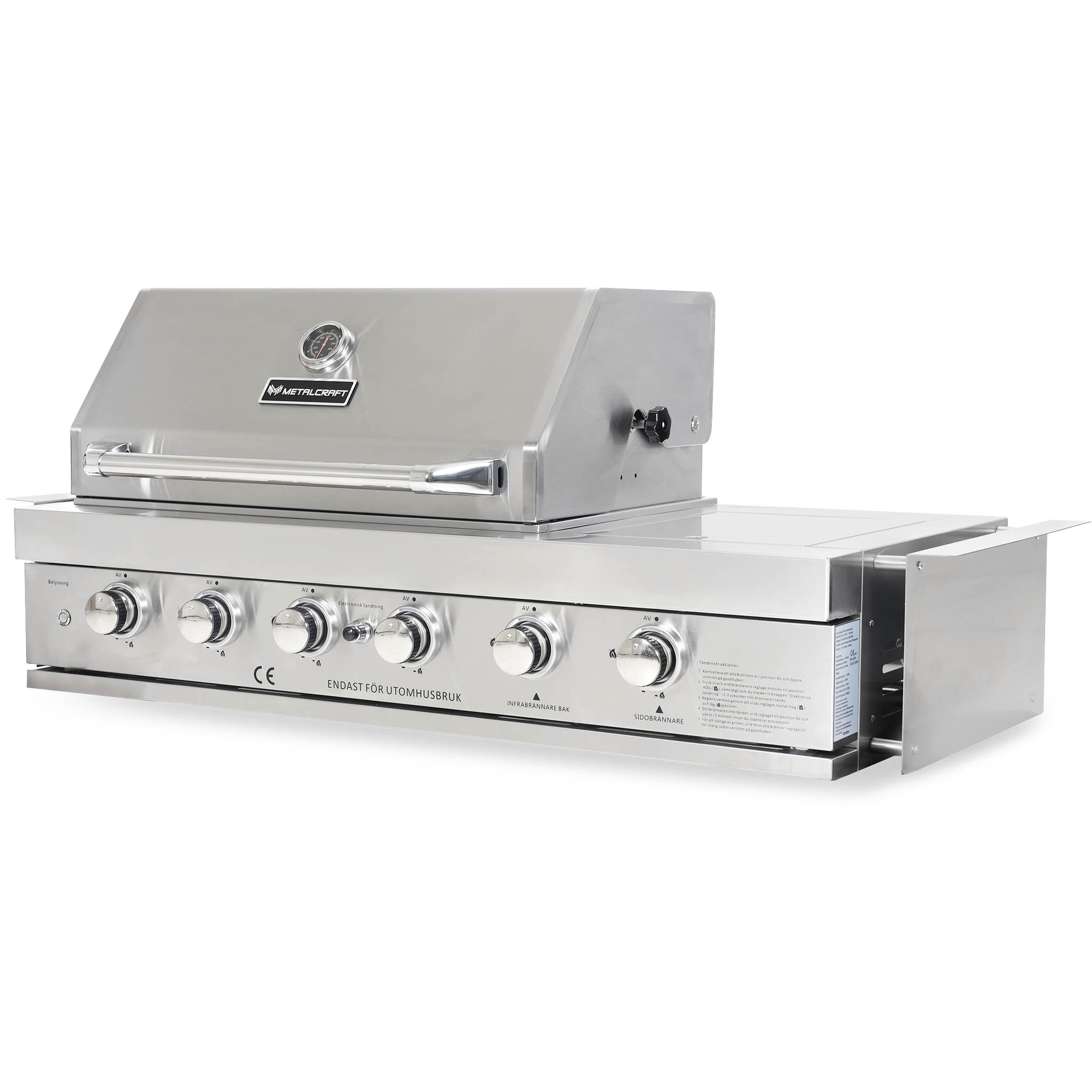 Gasolgrill Metalcraft Inbyggnad Seattle