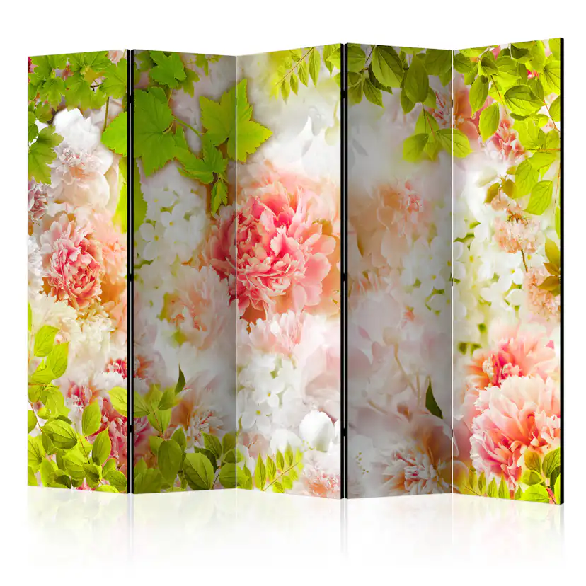 Rumsavdelare Skärmvägg Arkiio Bright Peonies II 225x172 cm