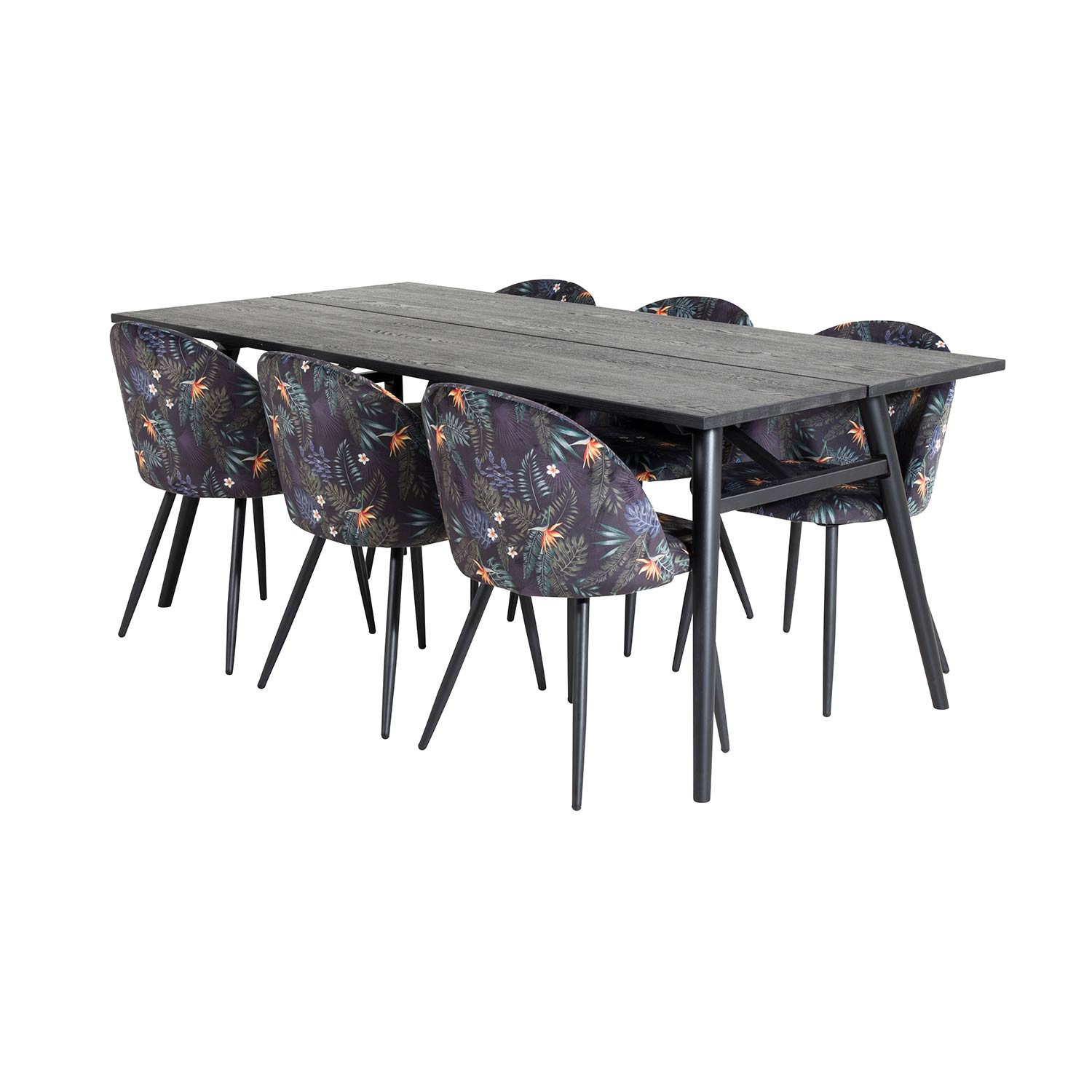 Matgrupp Venture Home Salt med 6 Valentina Stolar Polyestertyg