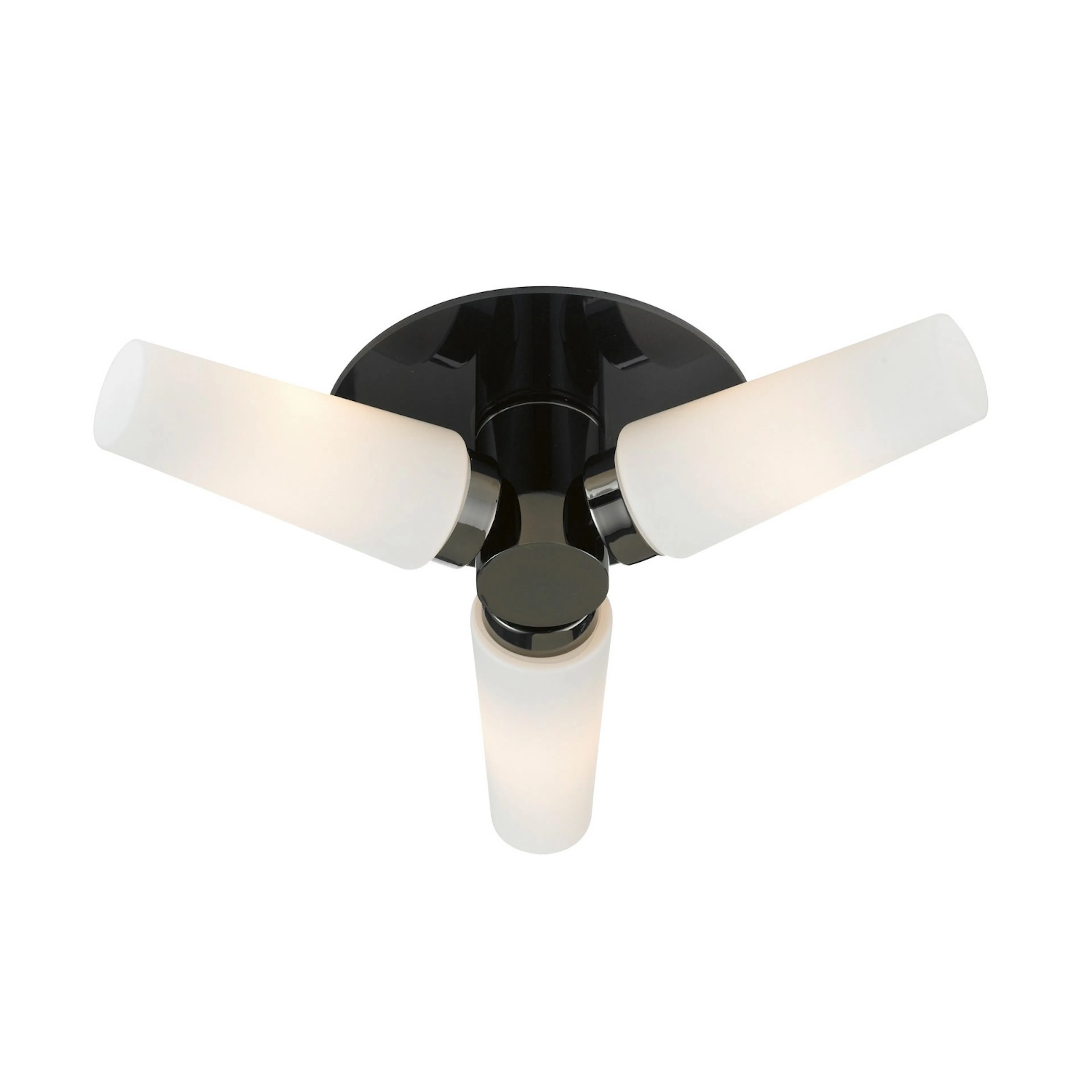 BRASTAD Ceiling 3L Black/White IP44 Svart
