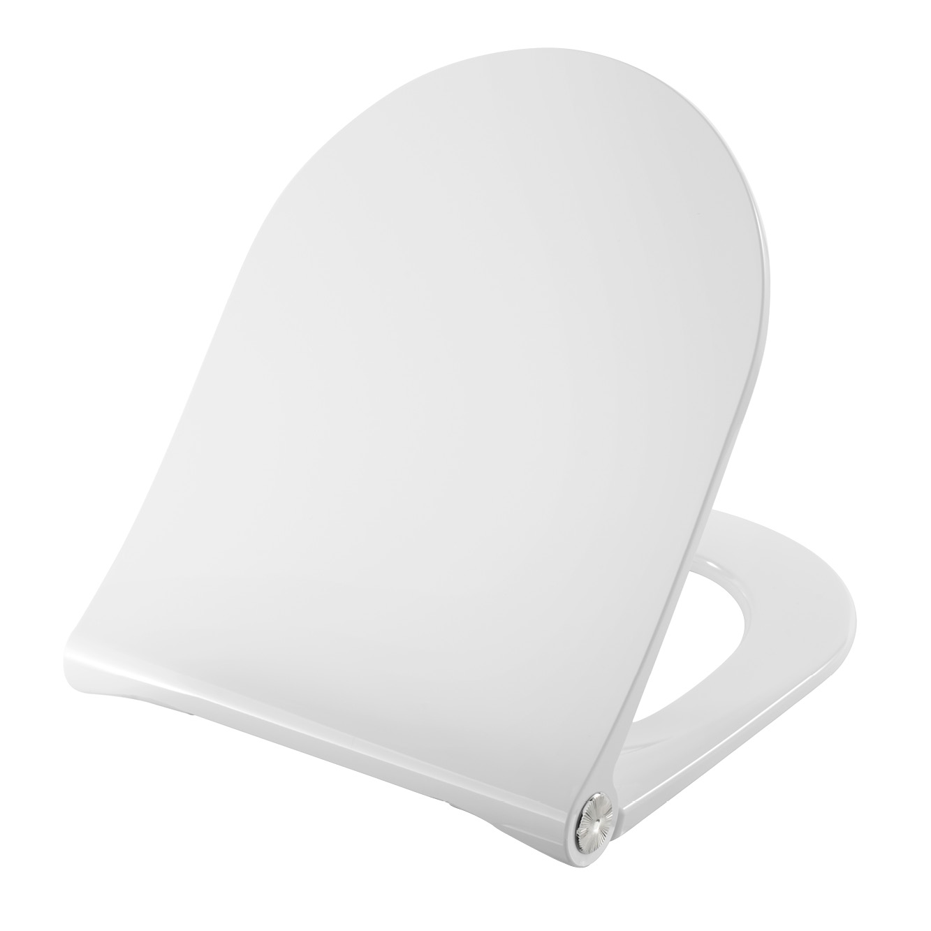 Toalettsits Pressalit D-Shape S1068 Hårdsits Vit