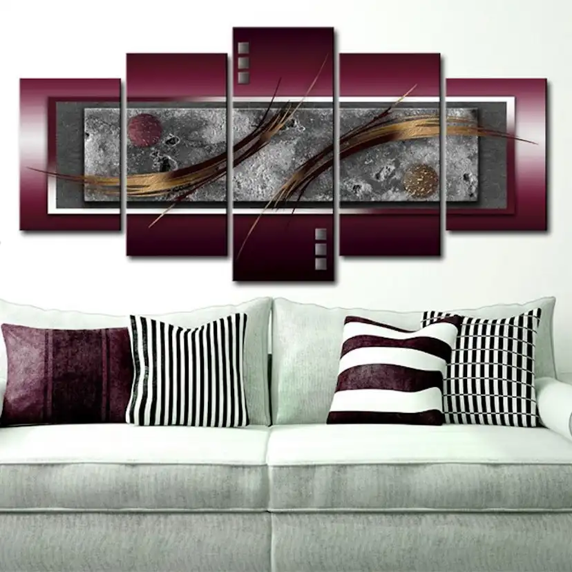 Tavla - Burgundy elegance 200x100 200x100 cm