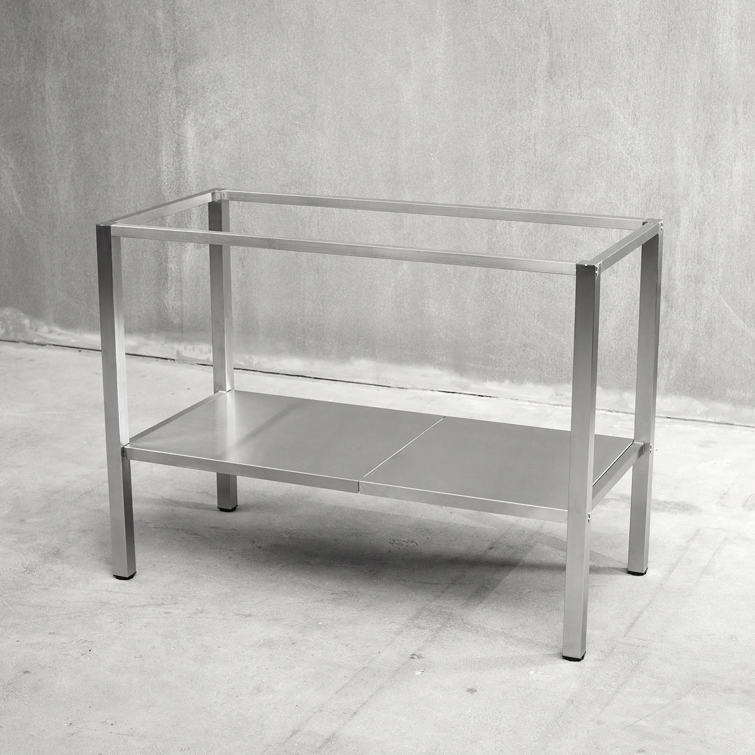 Bänkstativ Vilan Stainless Rostfri Variant Stativ med Underhylla