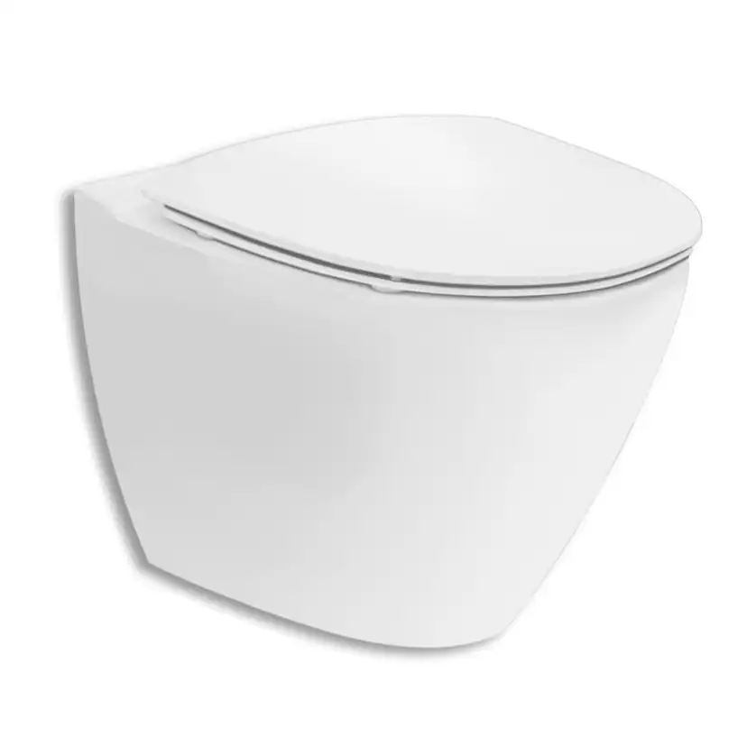 Vägghängd Toalettstol Ifö Spira Art 6245 Rimfree med Geberit DuoFix Omega 82 cm Komplett