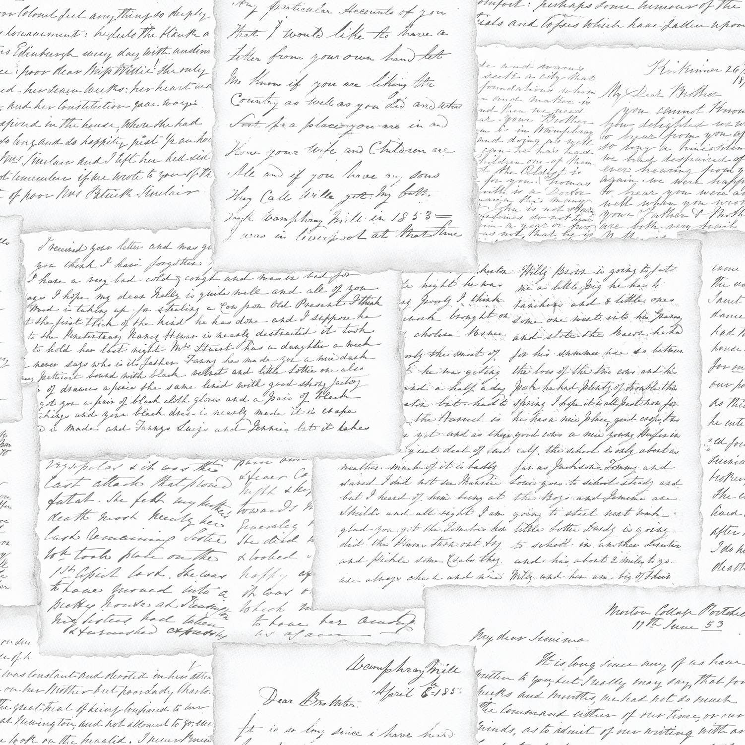 Tapet Galerie Wallcoverings Family Letters G56122