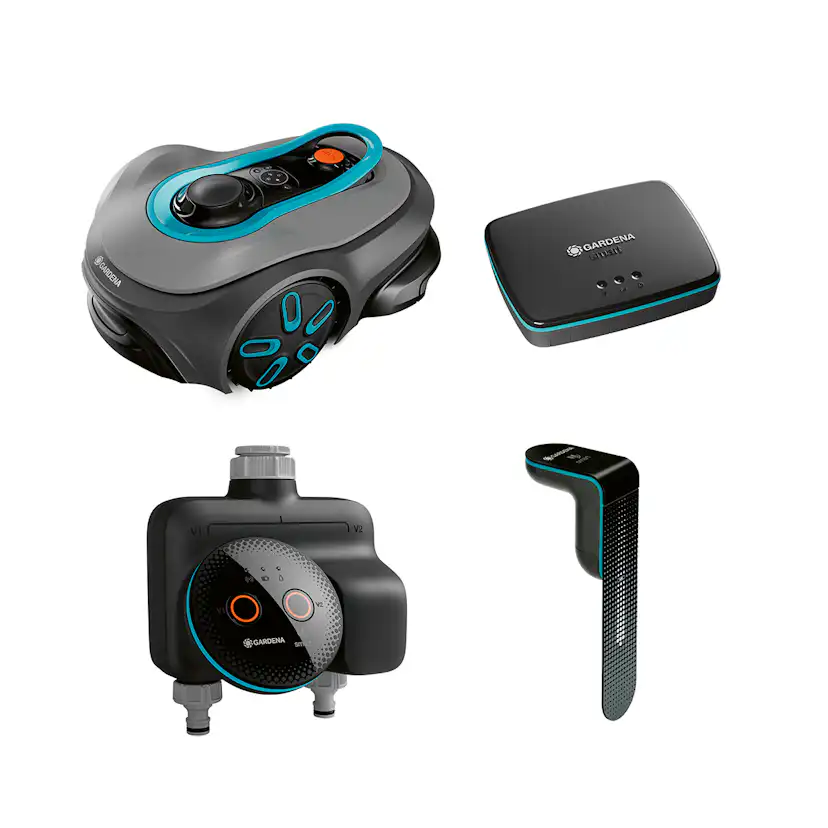Robotgräsklippare Gardena Smart Sileno Sense 600 Bevattningspaket