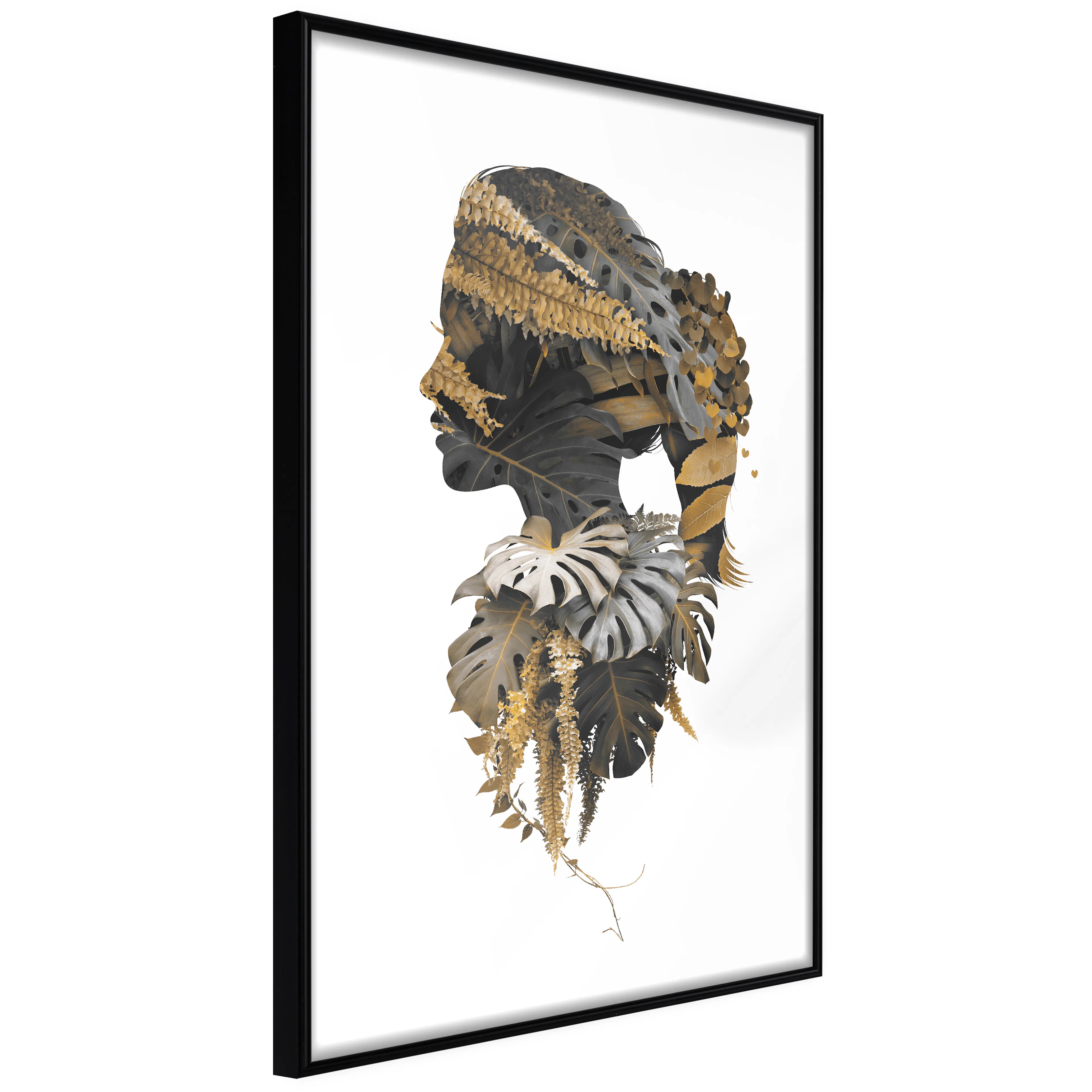 Affisch - Jungle Man [Poster] 40x60 Svart ram, 40x60 cm