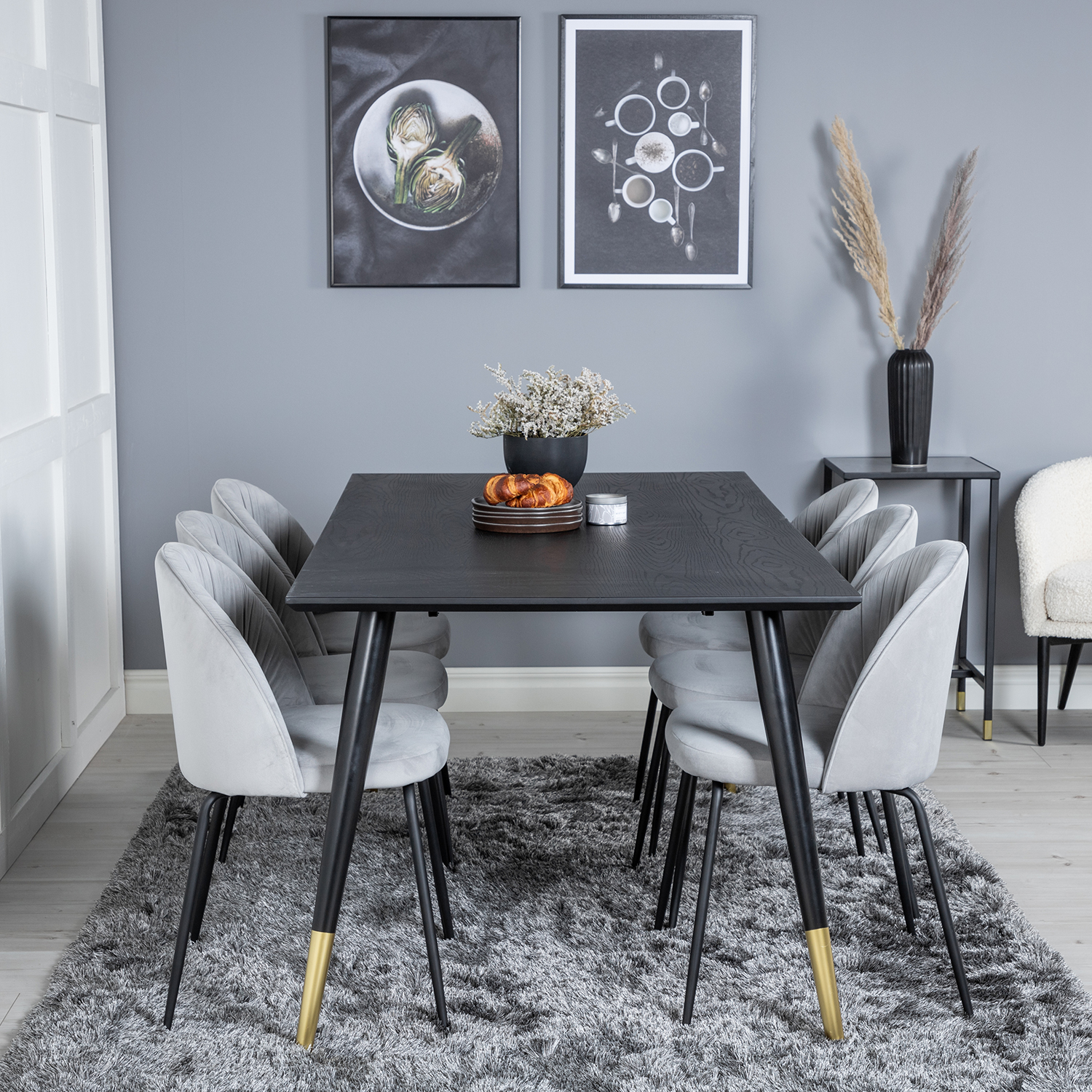 Matgrupp Venture Home Disa med 6 Wrigley Stolar