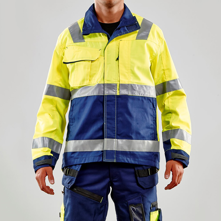 Varseljacka klass 3 Gul/Marinblå XXL Storlek: 2XL, Gul/Marinblå