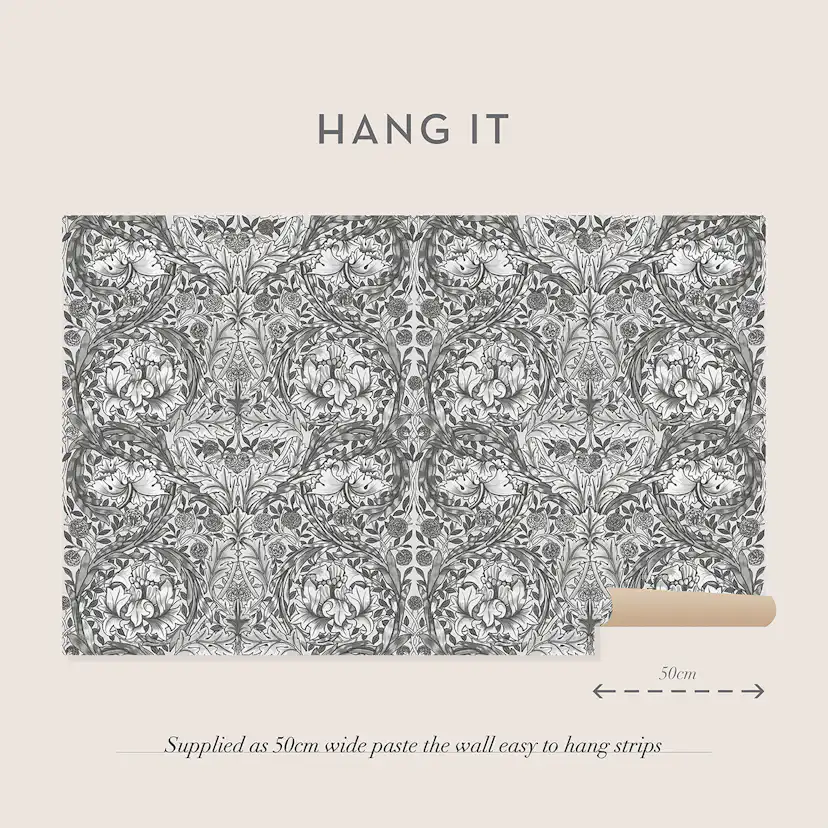 Fototapet William Morris At Home African Marigold Grey