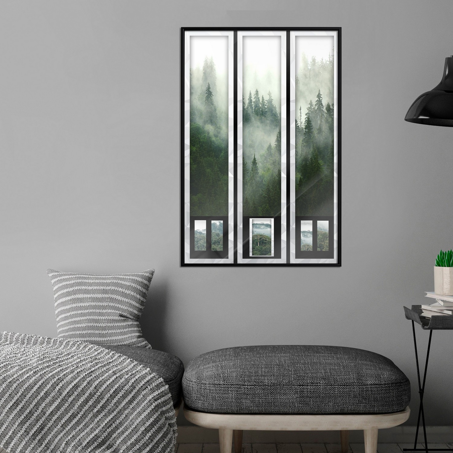 Affisch - Memories Cards [Poster] 30x45 Svart ram, 30x45 cm