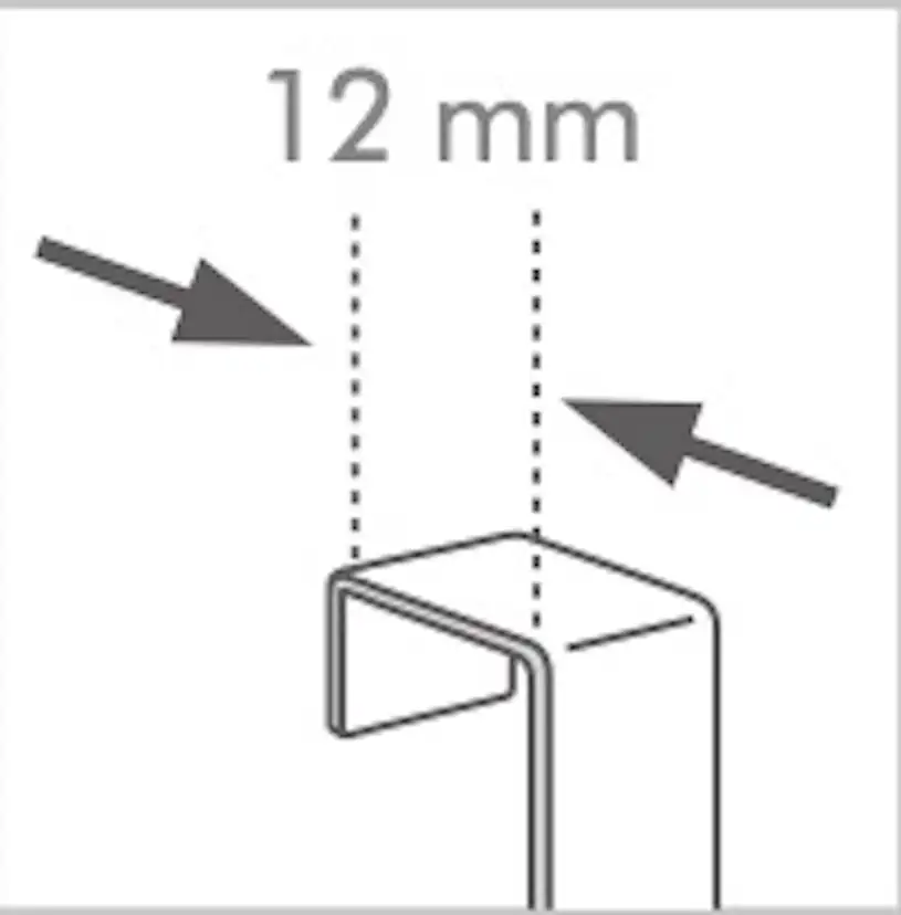 Duschväggskrok Noko matt-black 2-pack Svart