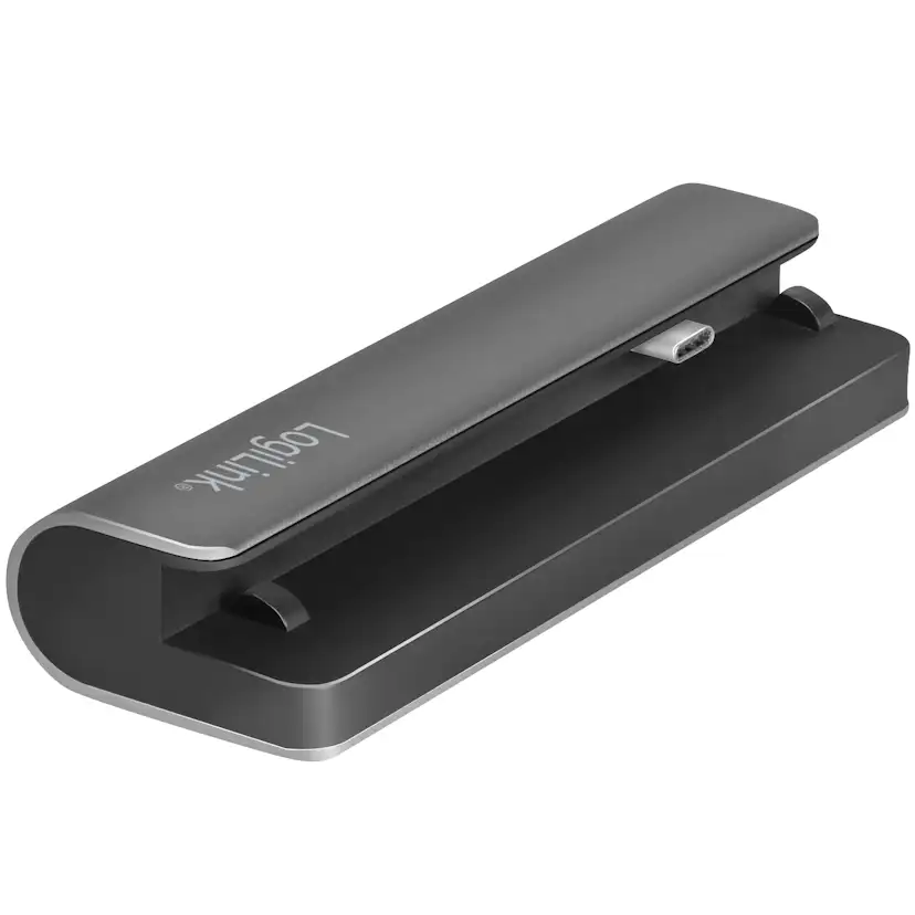 USB-dockningsstation LogiLink iPad 7-port USB3.2 Alu