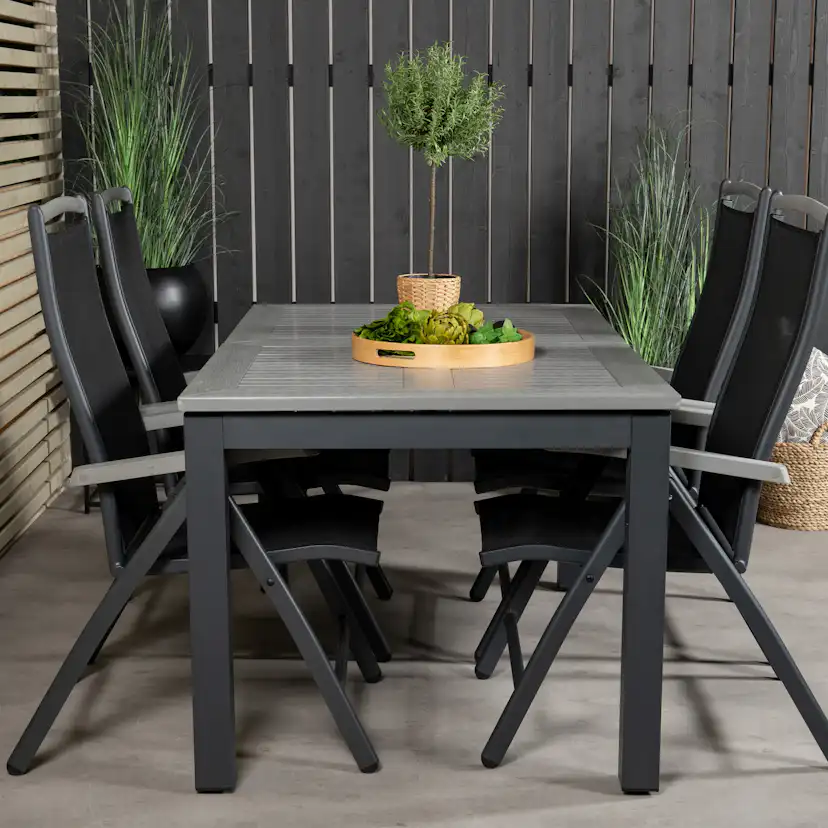 Matgrupp Venture Home Aleyna 160/240 med 4 Stolar