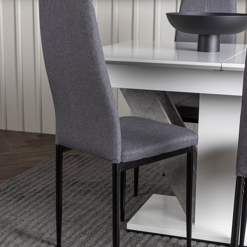 Matgrupp Venture Home Disa med 4 Petra Stolar