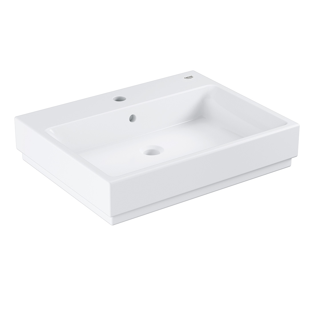 Tvättställ Grohe Cube Ceramic 39477 60 cm Bänktvättställ