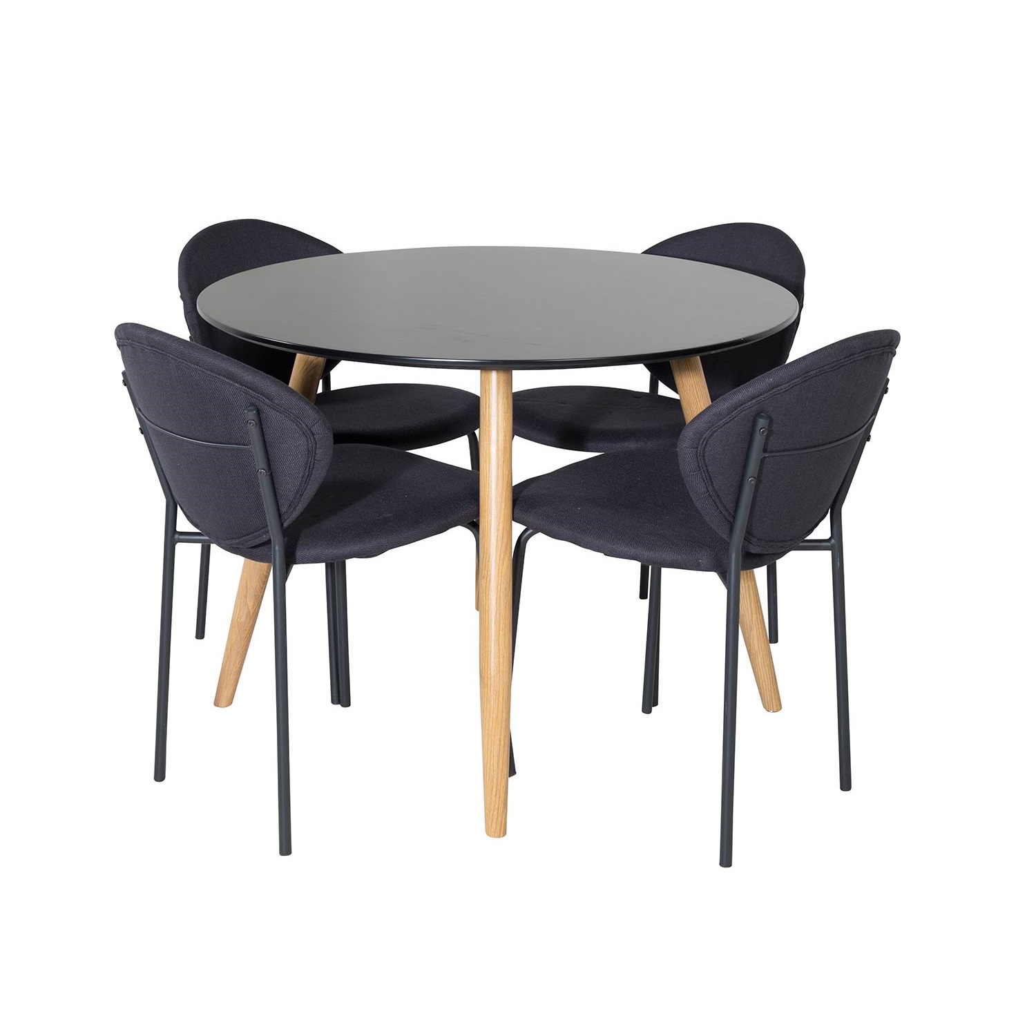 Matgrupp Venture Home Plake med 4 Valor Stolar Runt