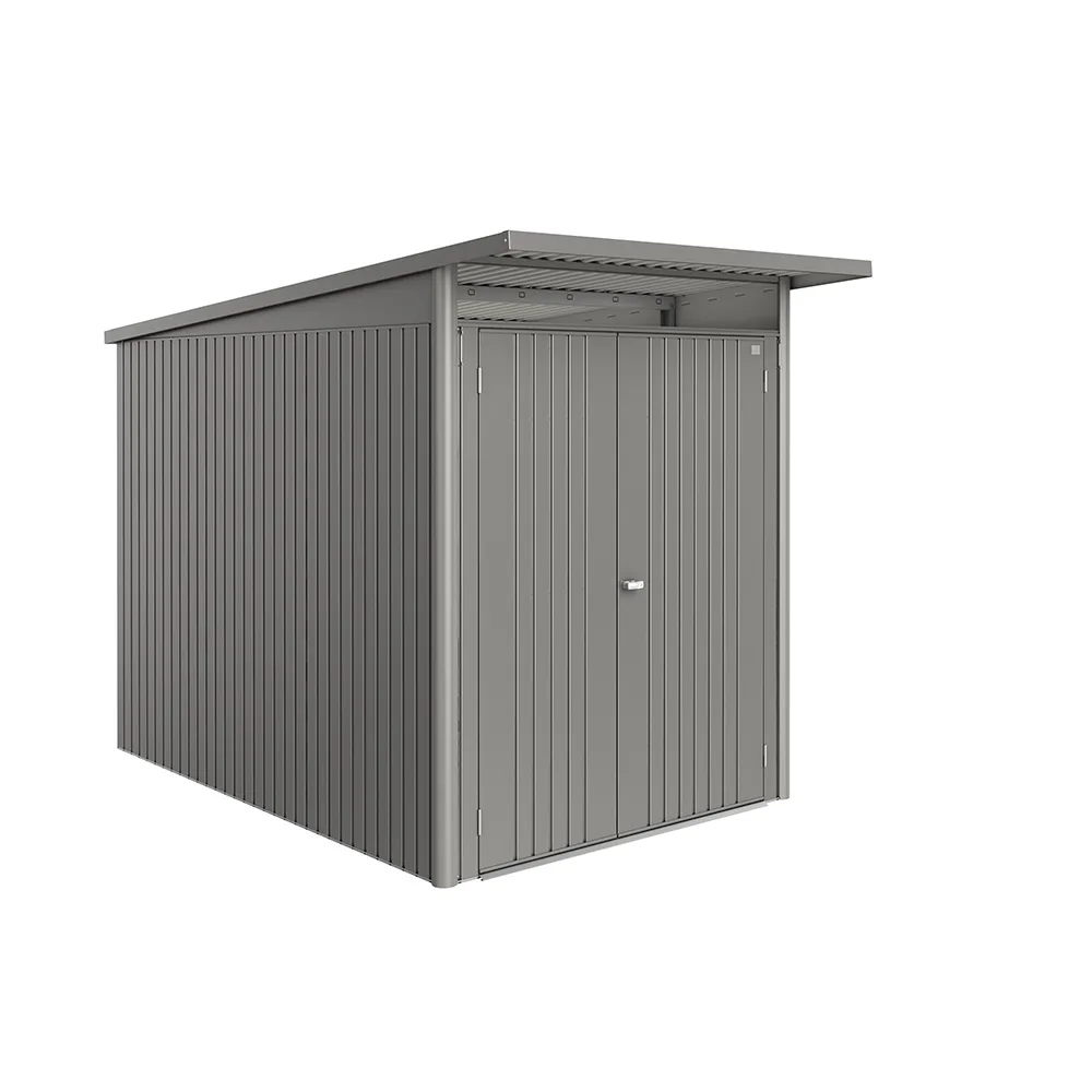 Redskapsbod Biohort Avantgarde Eco A3 Metallic Kvartsgrå Dubbeldörr