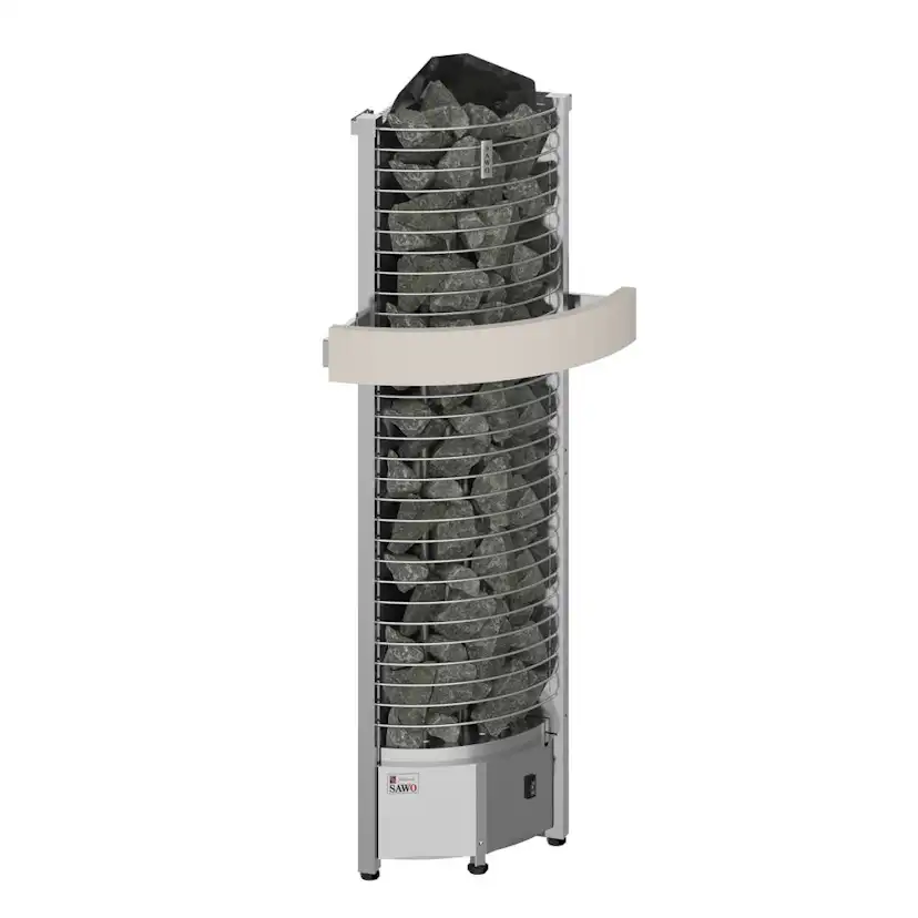 Aggregatskydd till Sawo Tower TH4, TH5 hörn. Ceder. TH-GUARD Cederträ