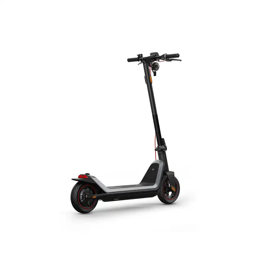 Elscooter NIU KQi3 MAX EU-BG Elsparkcykel i Svart med Trippel-Bromssystem 25 km/h