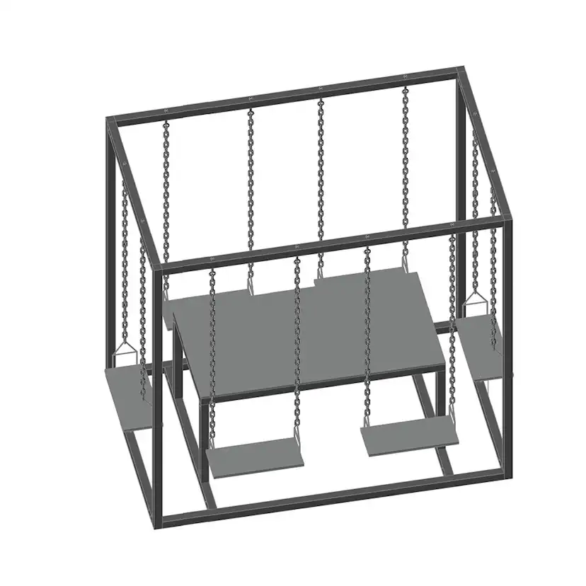 Pergolagunga Jabo Med Bord För 6 Personer 2200x1400x2100 mm