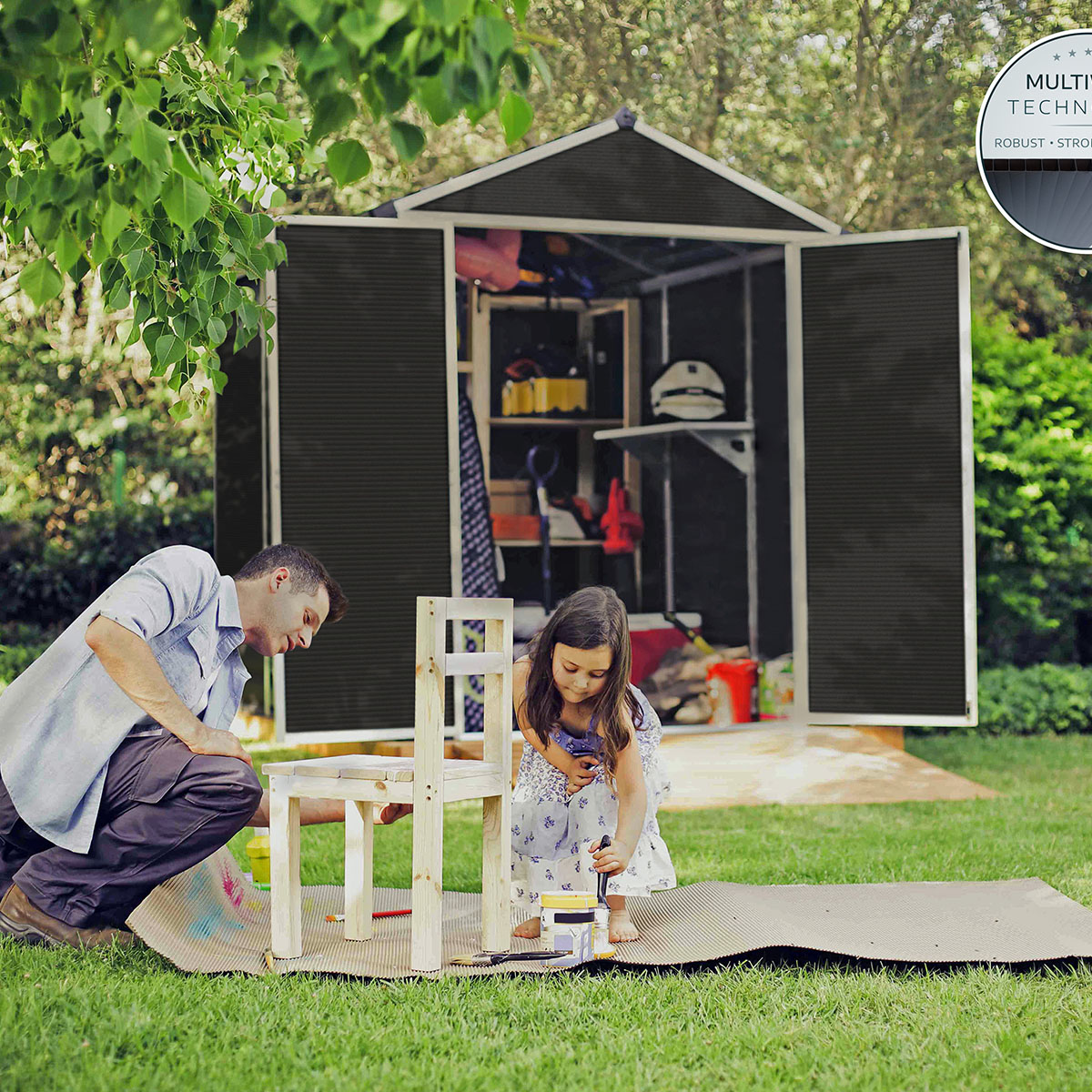 Redskapsbod Canopia by Palram Rubicon 4,2 m²