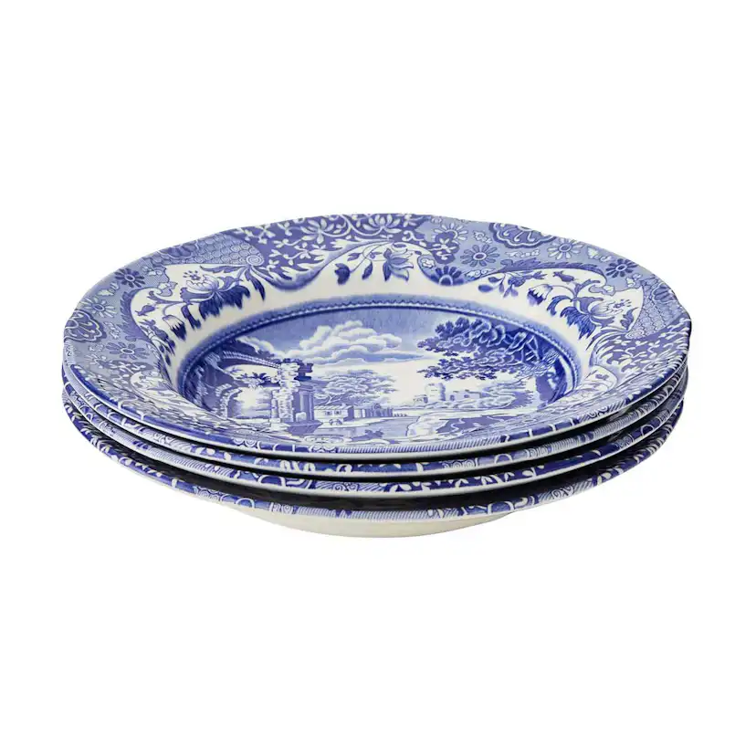 Tallrik Spode Blue Italian Djup