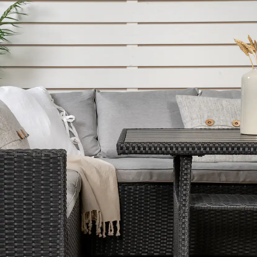 Brentwood Corner sofa - Black/Grey Svart/Grå