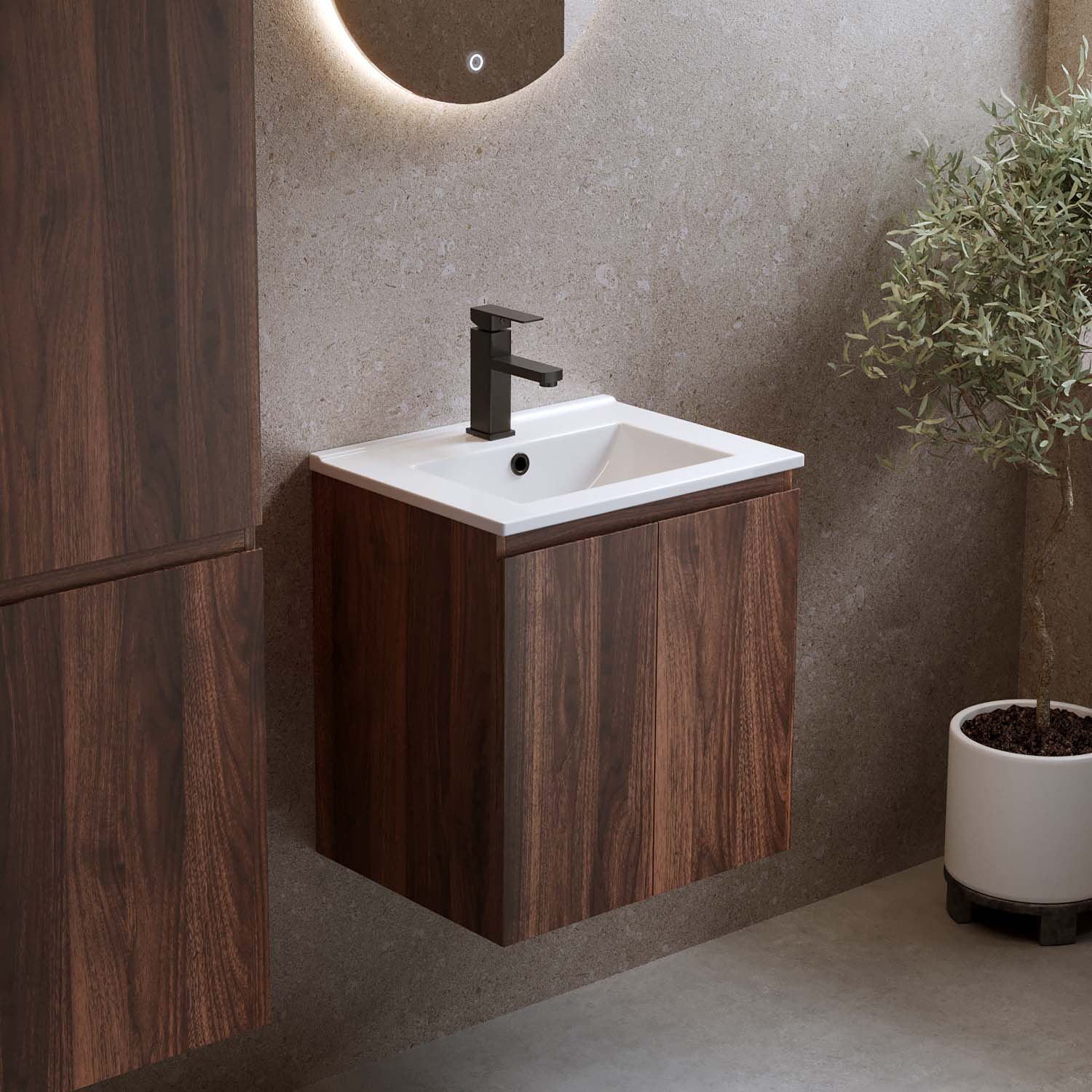 Tvättställsskåp Bathlife Smila med Tvättställ