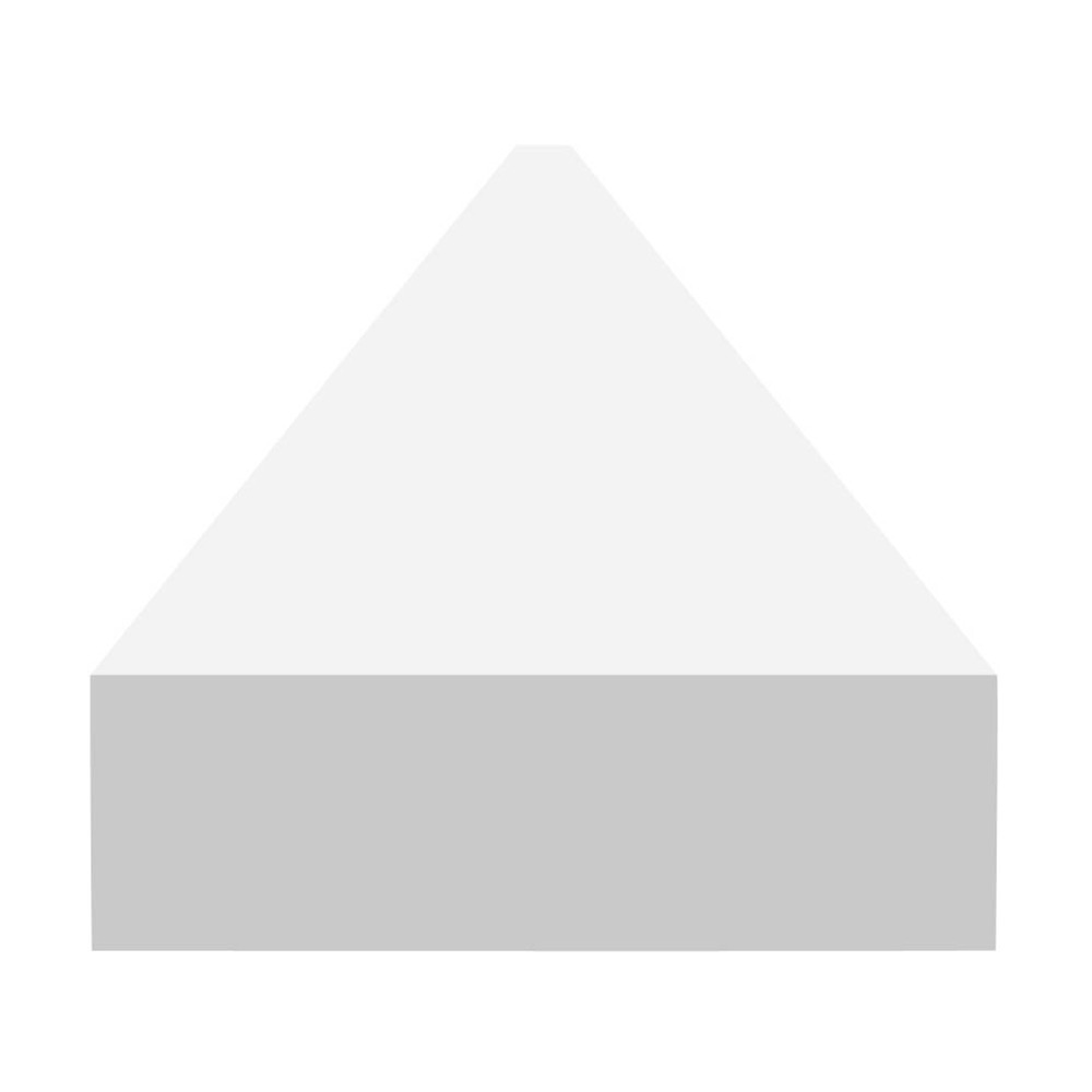Monteringslist grundmålad 2400x65x20 Vit