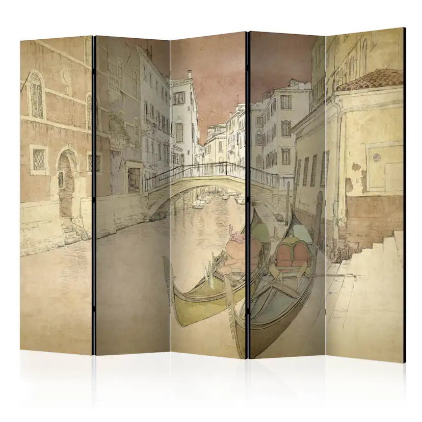 Rumsavdelare Skärmvägg Arkiio Gondolas in Venice II 225x172 cm