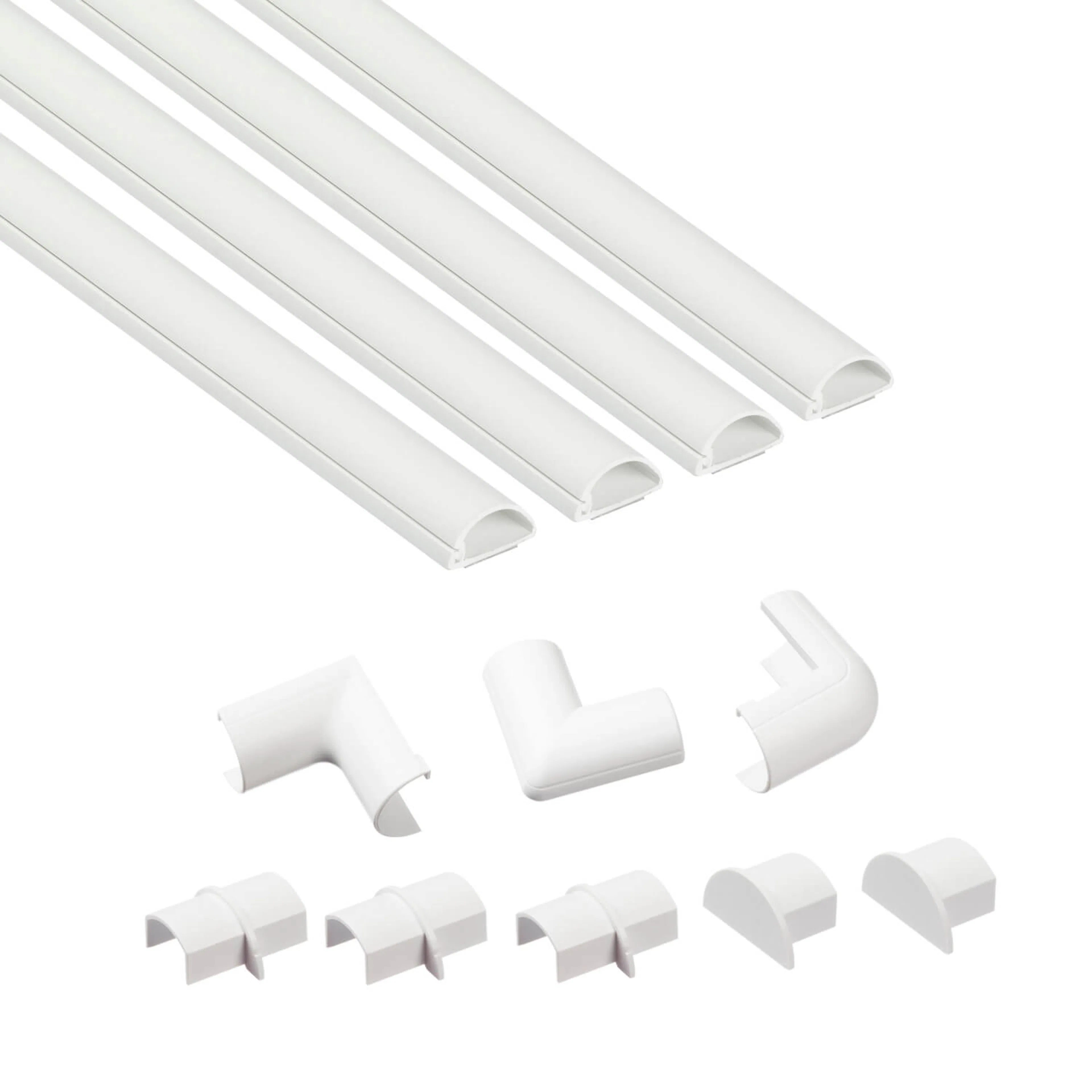 Kabelkanal Kit D-Line 20x10mm 4x Kabelkanal/Tillbehör 1.0m