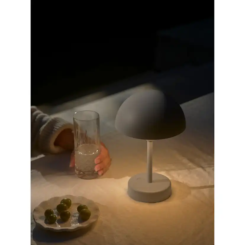 Ellen To-Go | Uppladdningsbar Lampa | Grå Grå